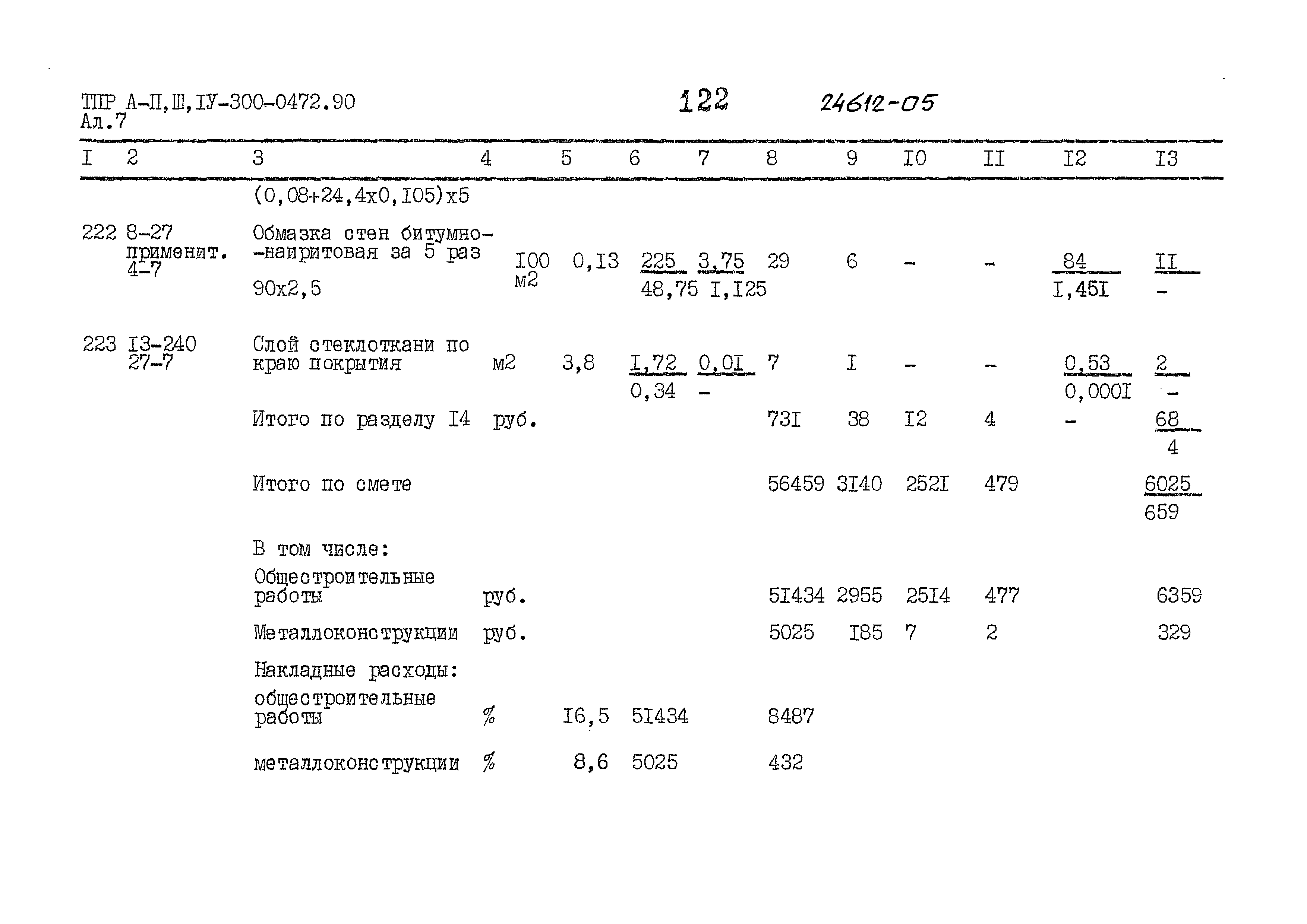 Типовые проектные решения А-II,III,IV-300-0472.90