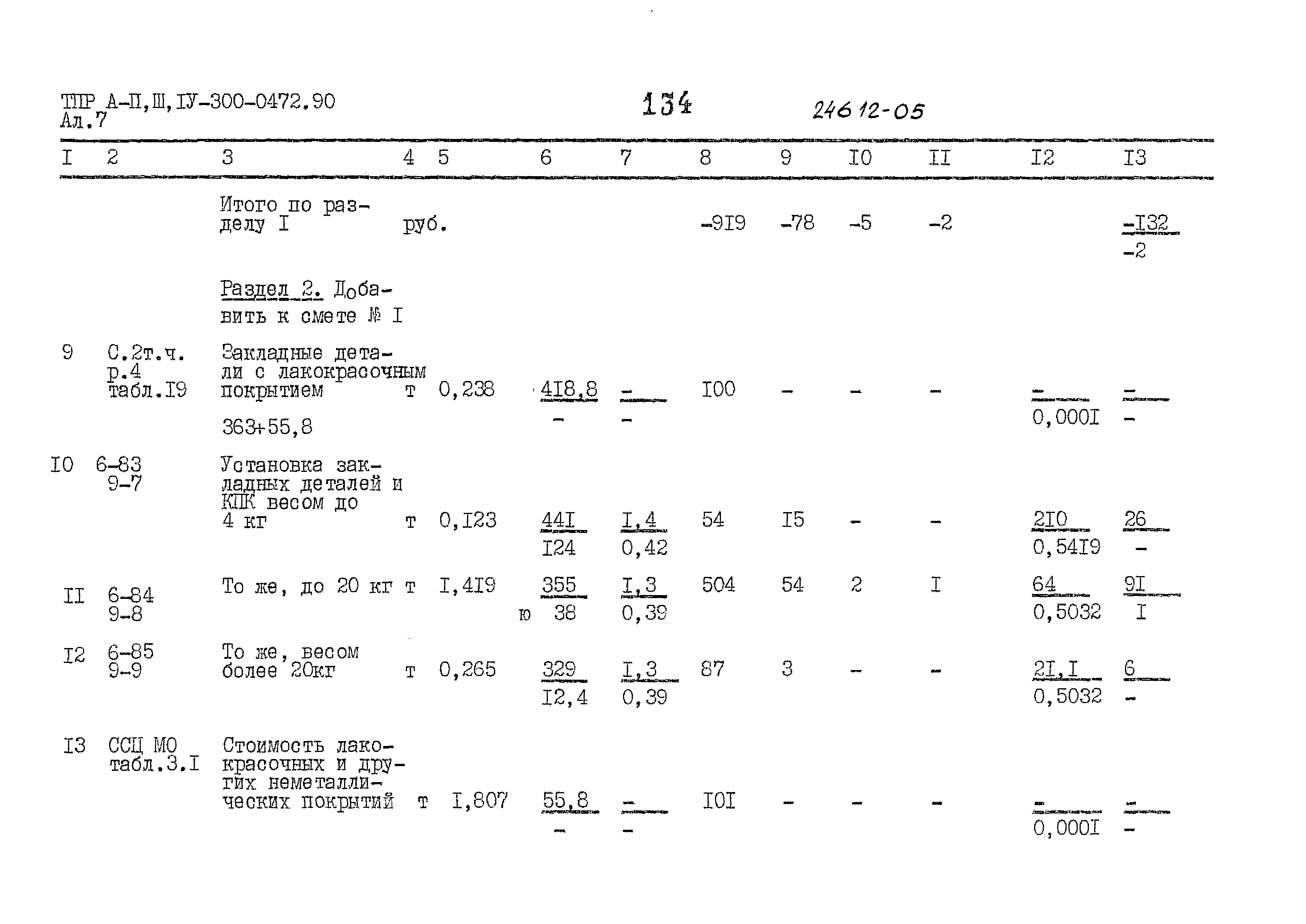 Типовые проектные решения А-II,III,IV-300-0472.90