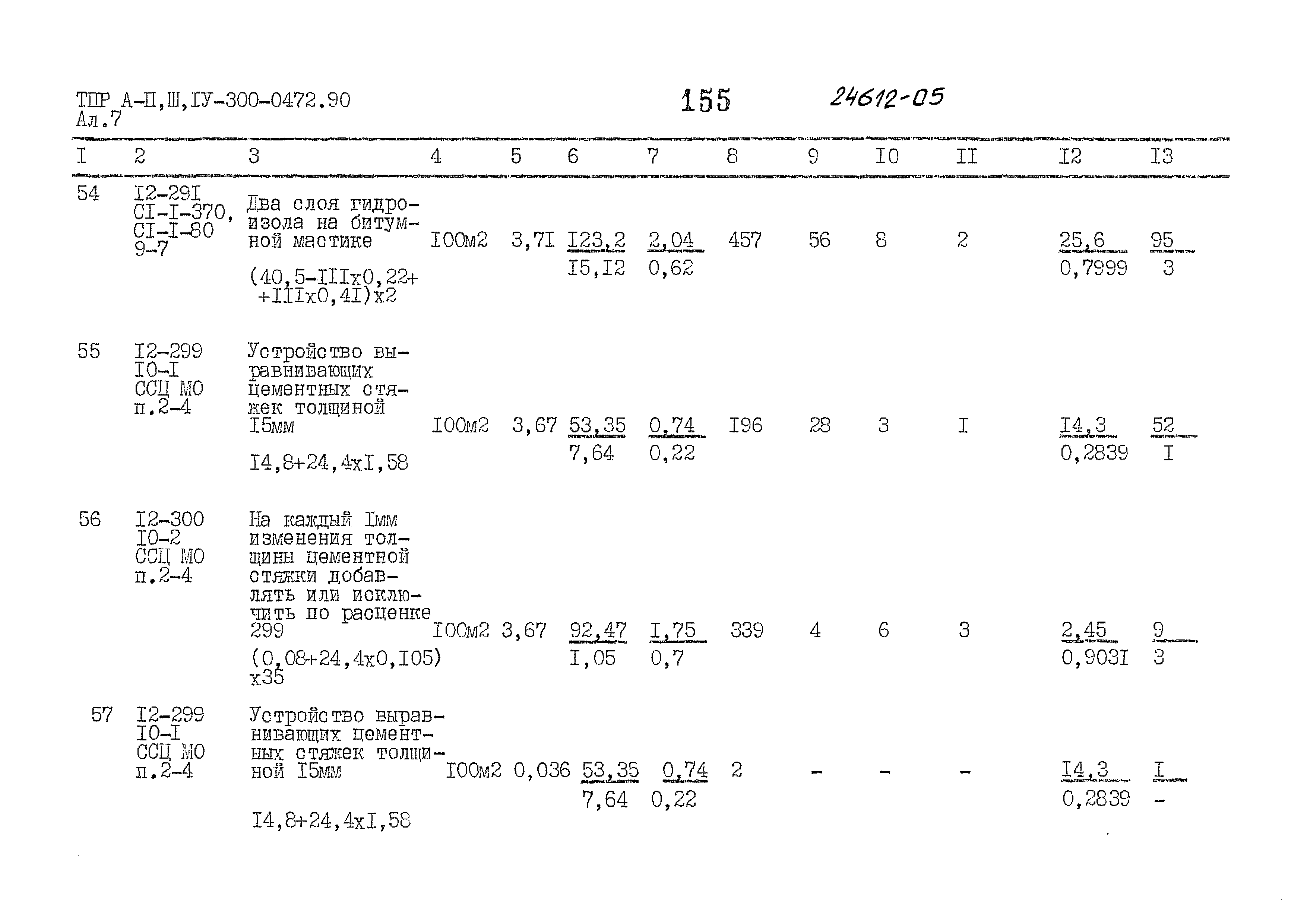 Типовые проектные решения А-II,III,IV-300-0472.90