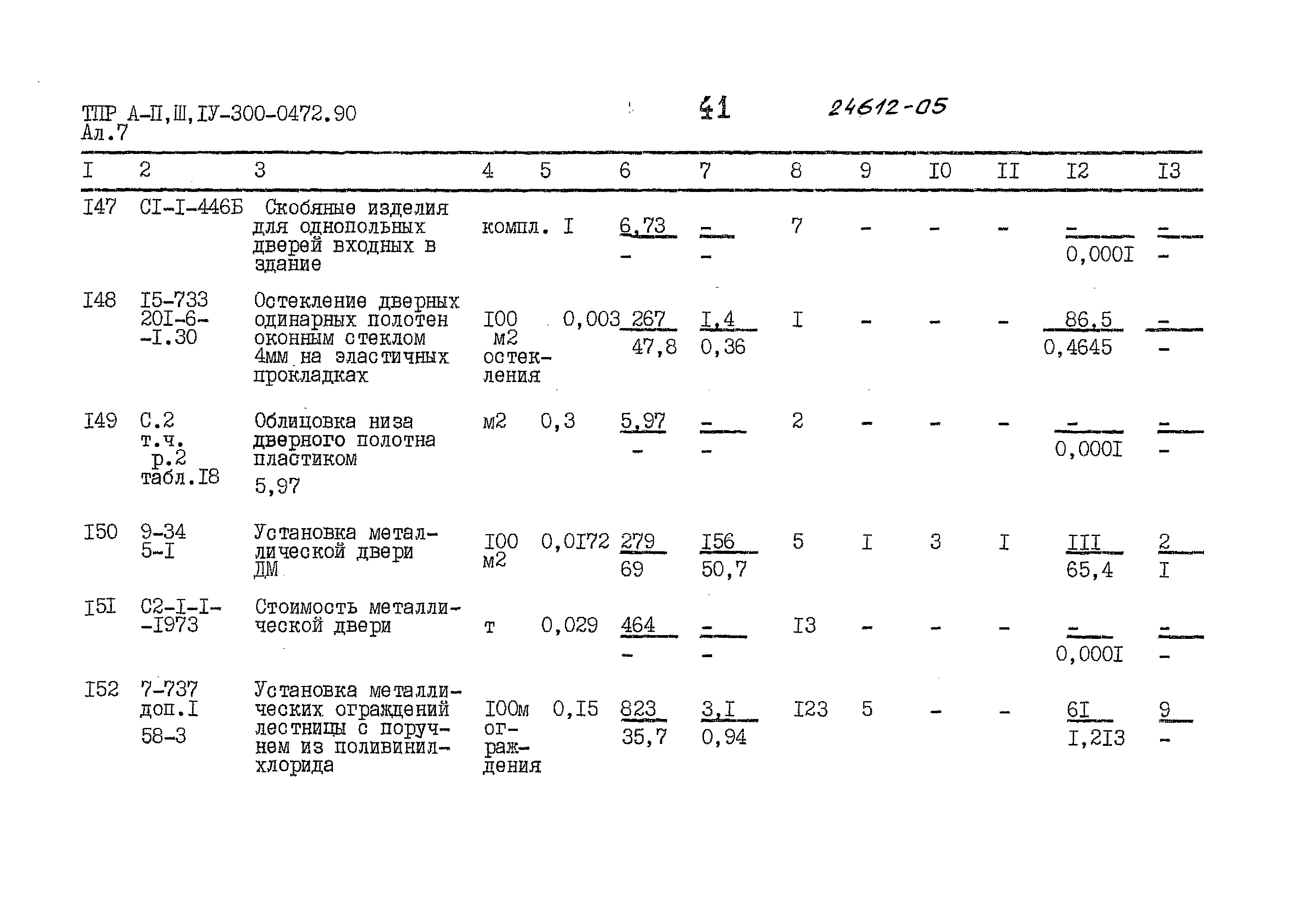 Типовые проектные решения А-II,III,IV-300-0472.90