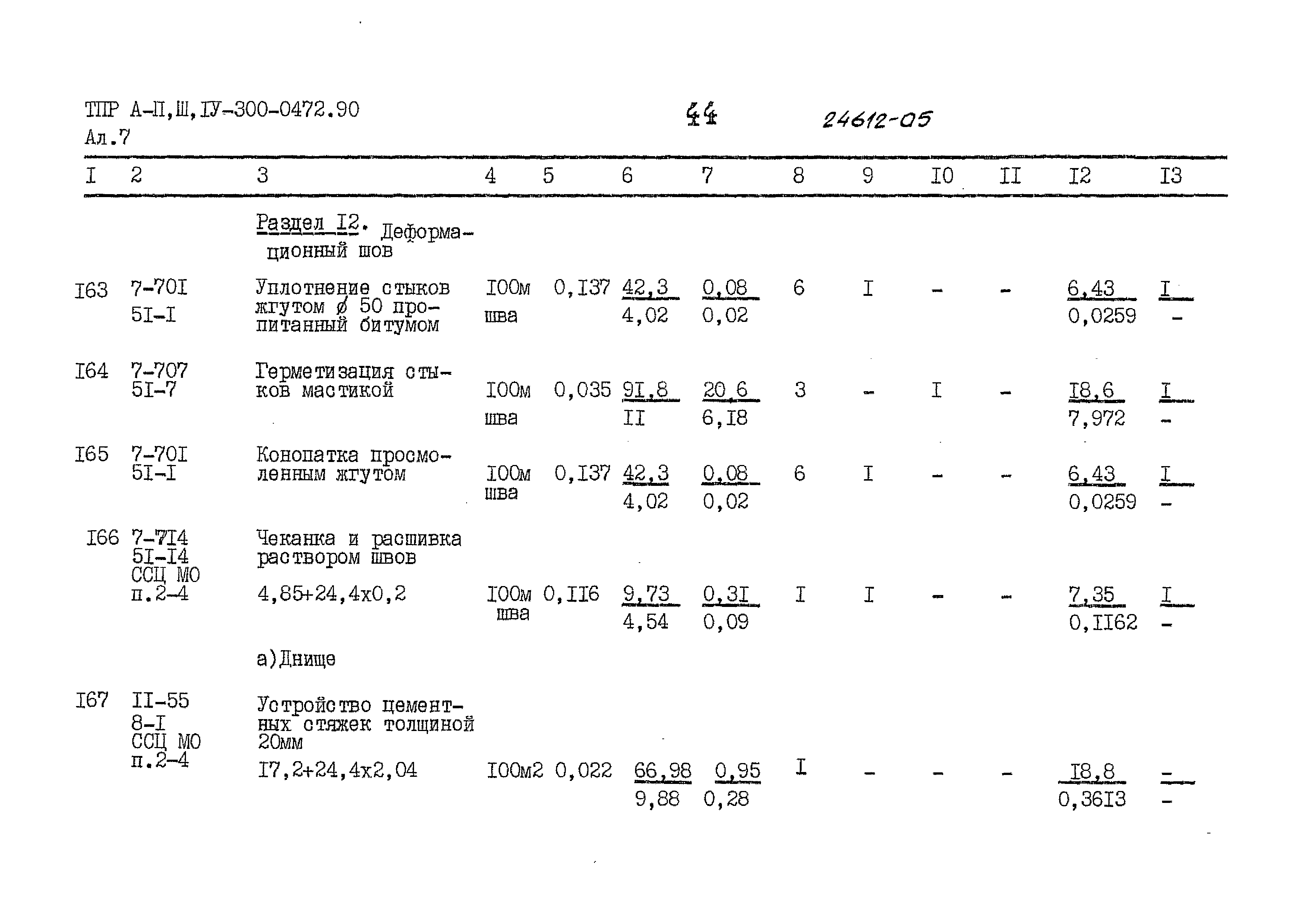 Типовые проектные решения А-II,III,IV-300-0472.90