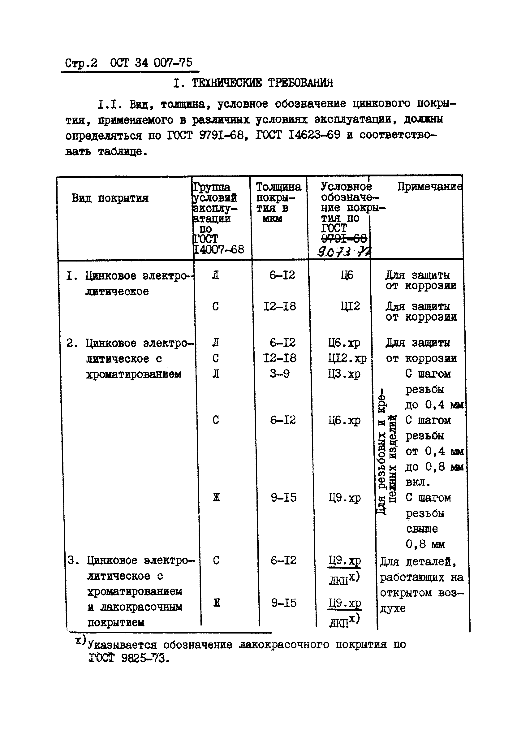 ОСТ 34 007-75