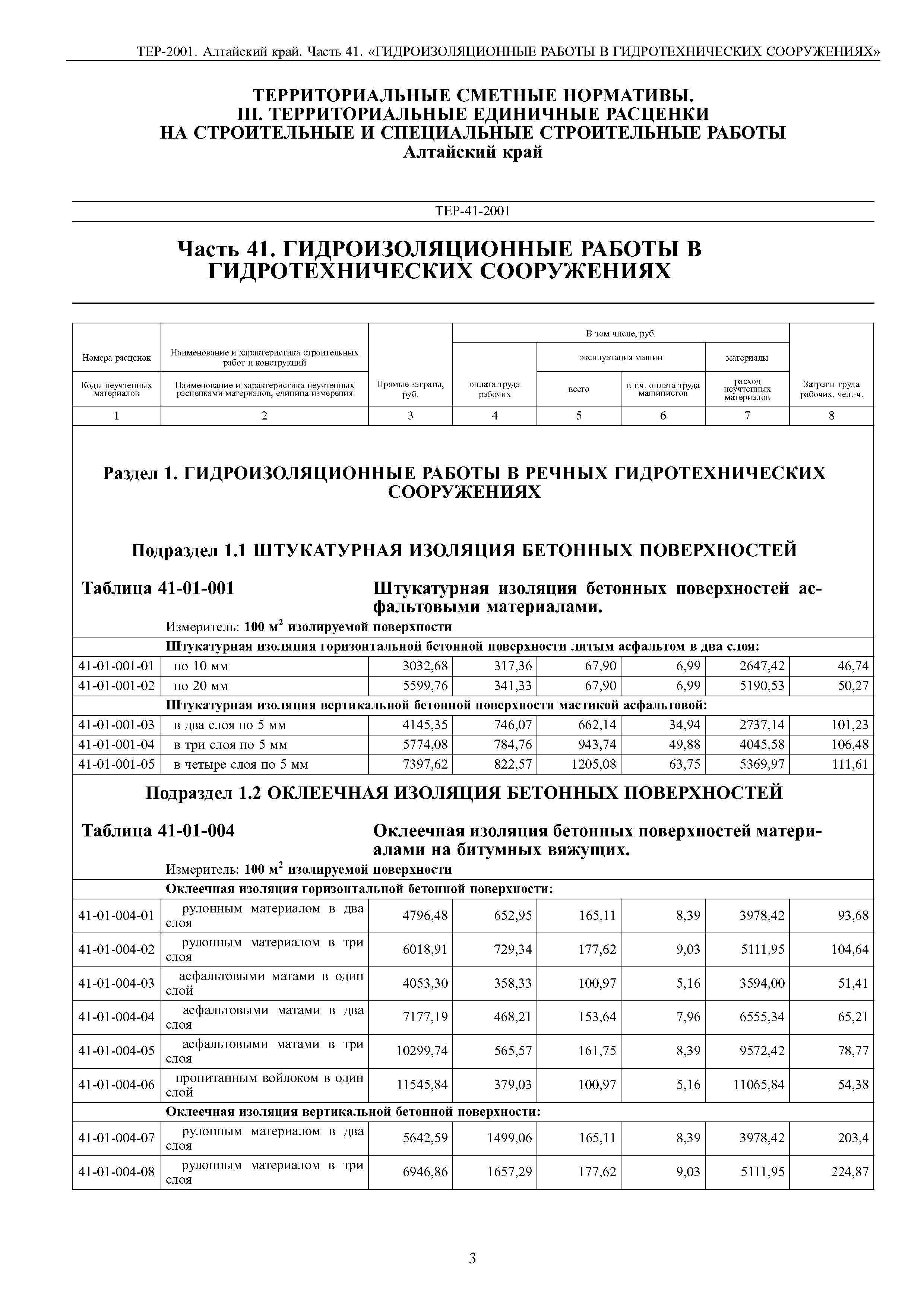 ТЕР Алтайский край 2001-41