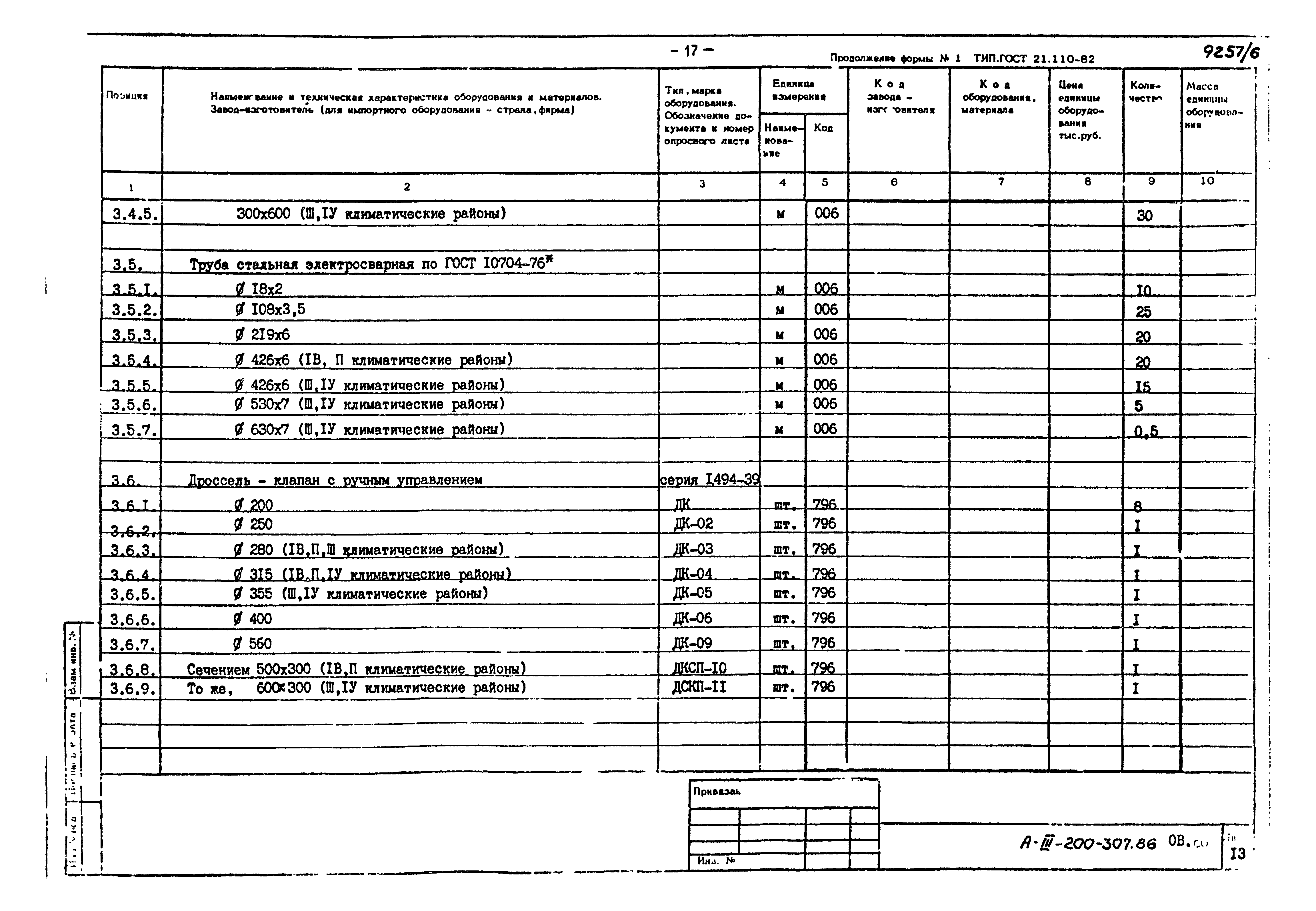 Типовой проект А-III-200-307.86