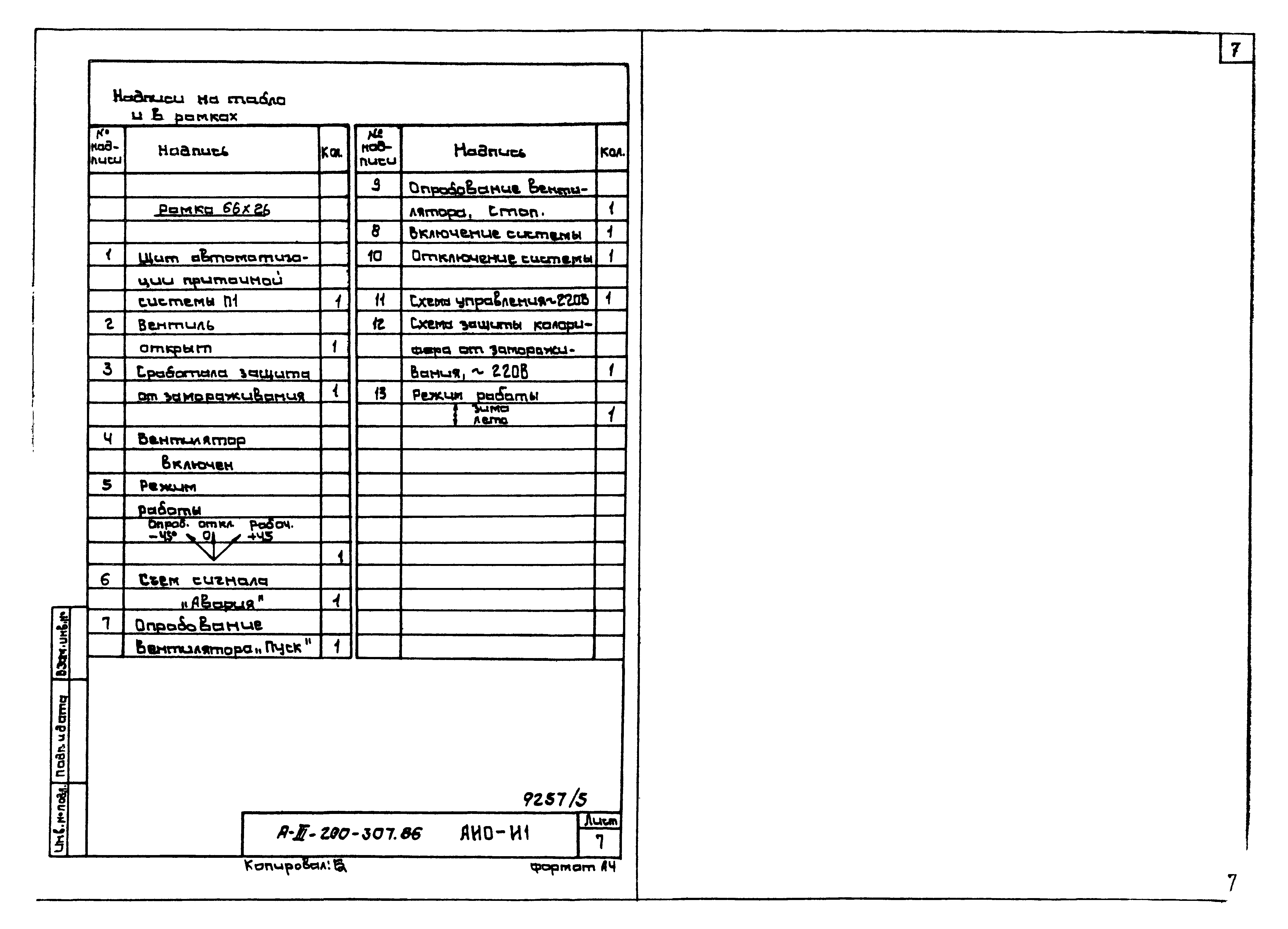 Типовой проект А-III-200-307.86