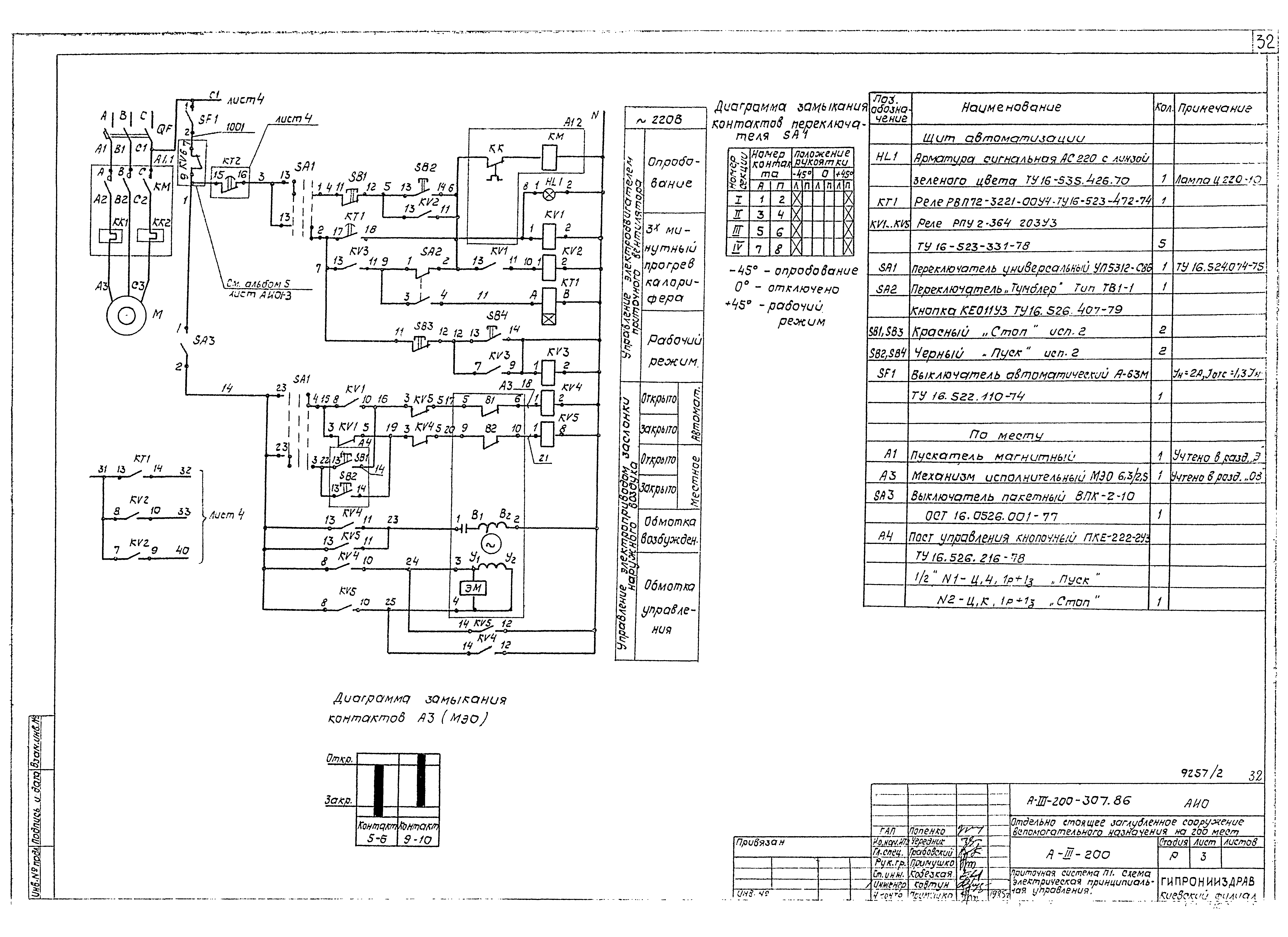 Типовой проект А-III-200-307.86
