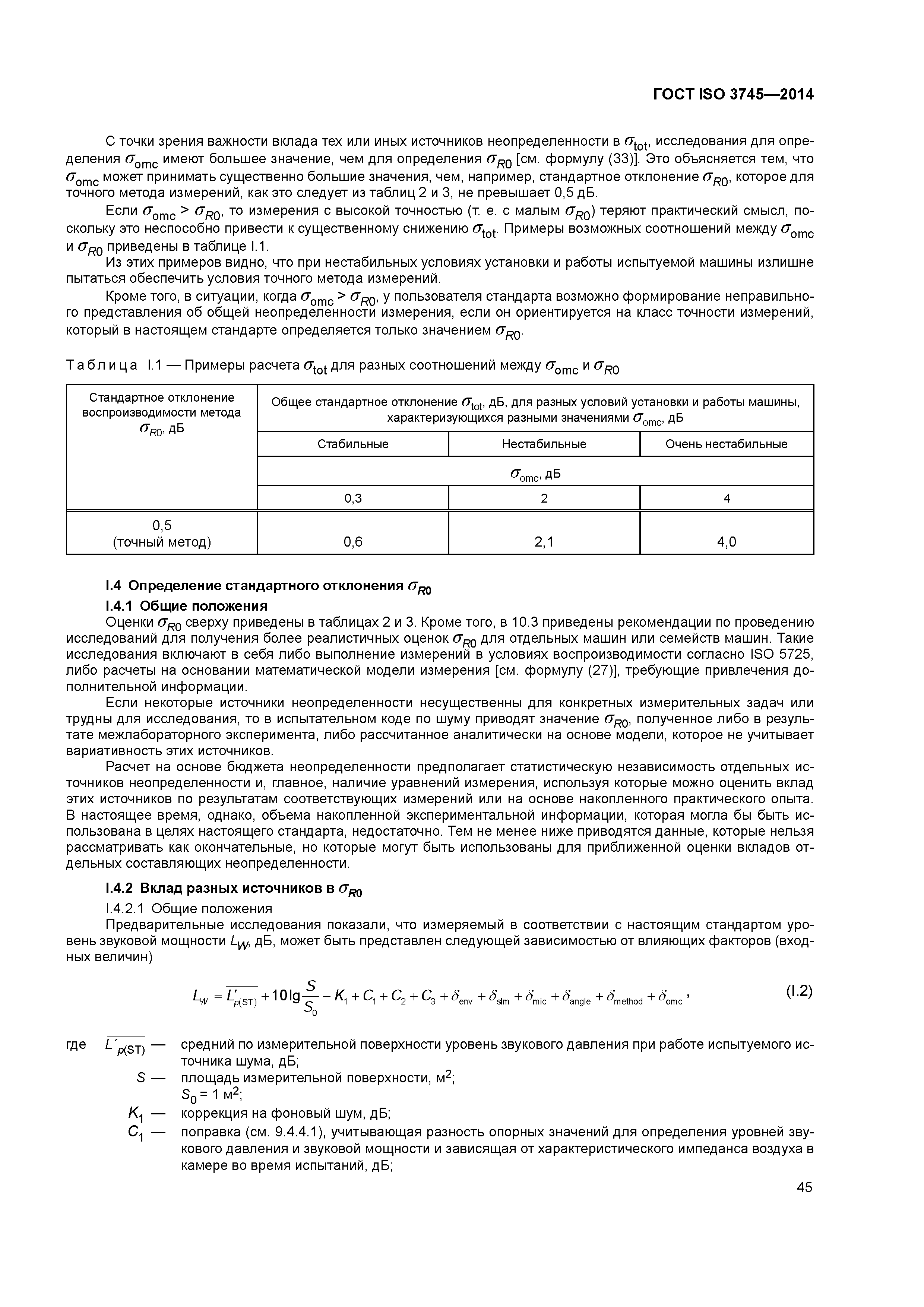 ГОСТ ISO 3745-2014