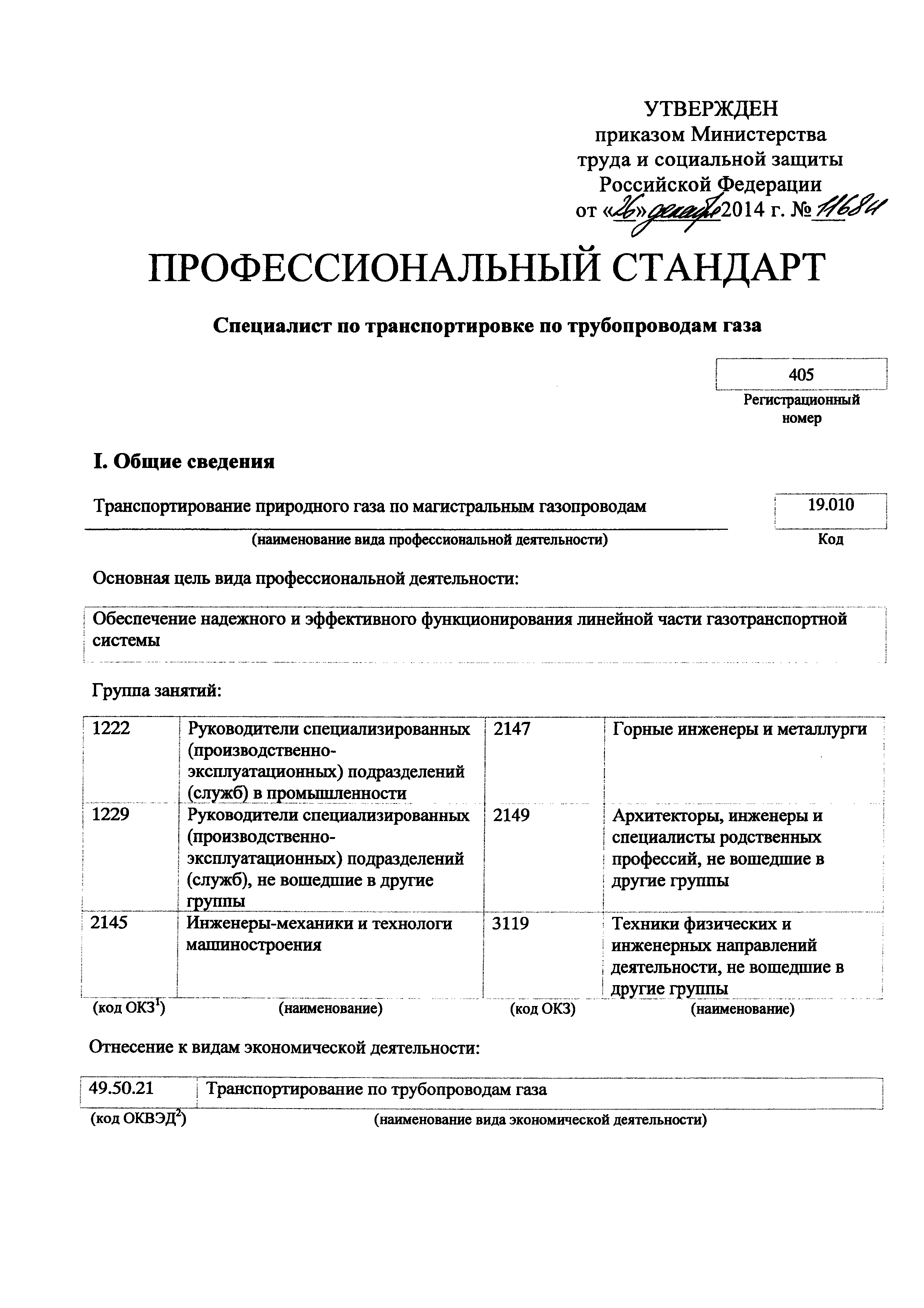 Приказ 1168н