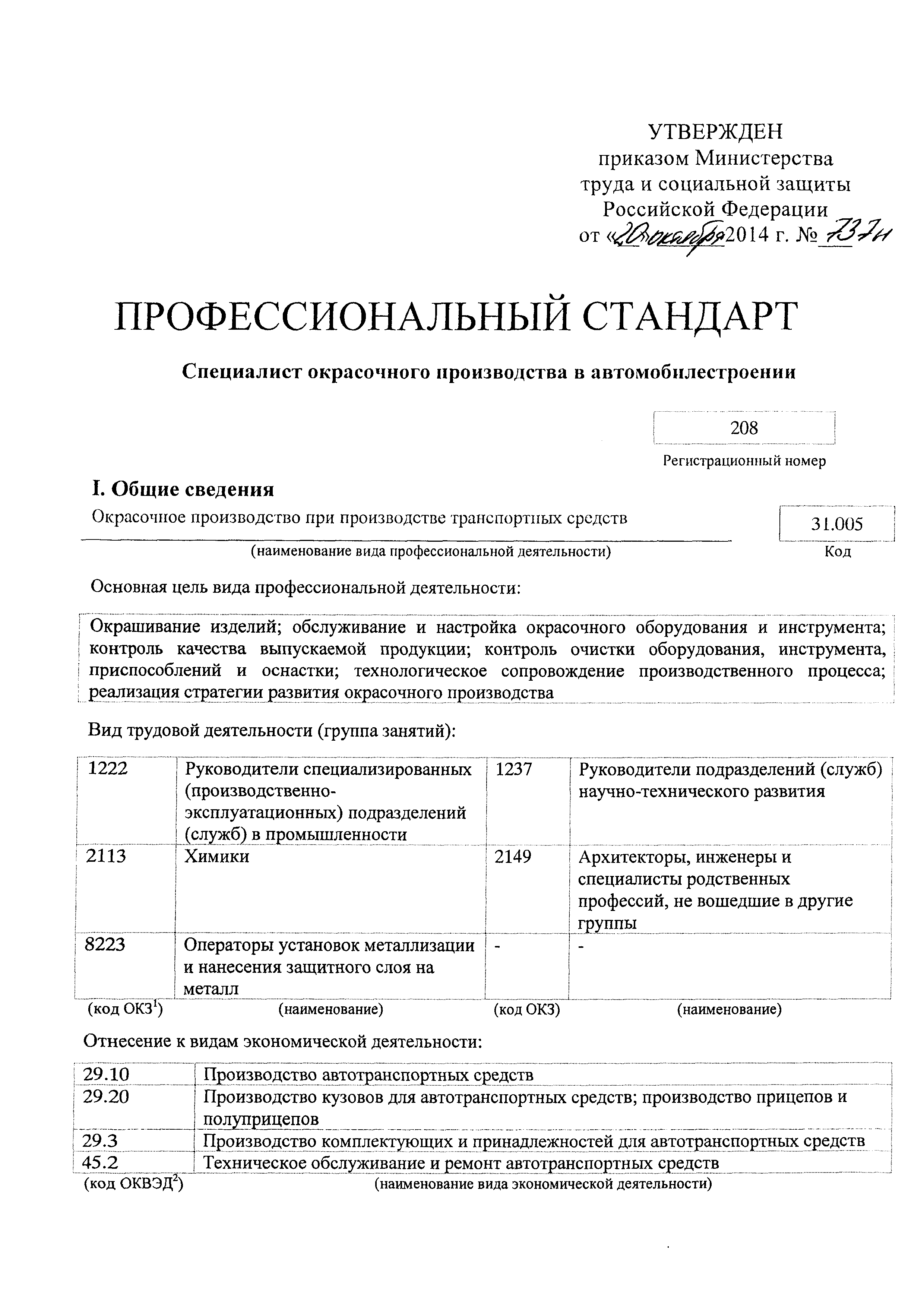 Приказ 737н