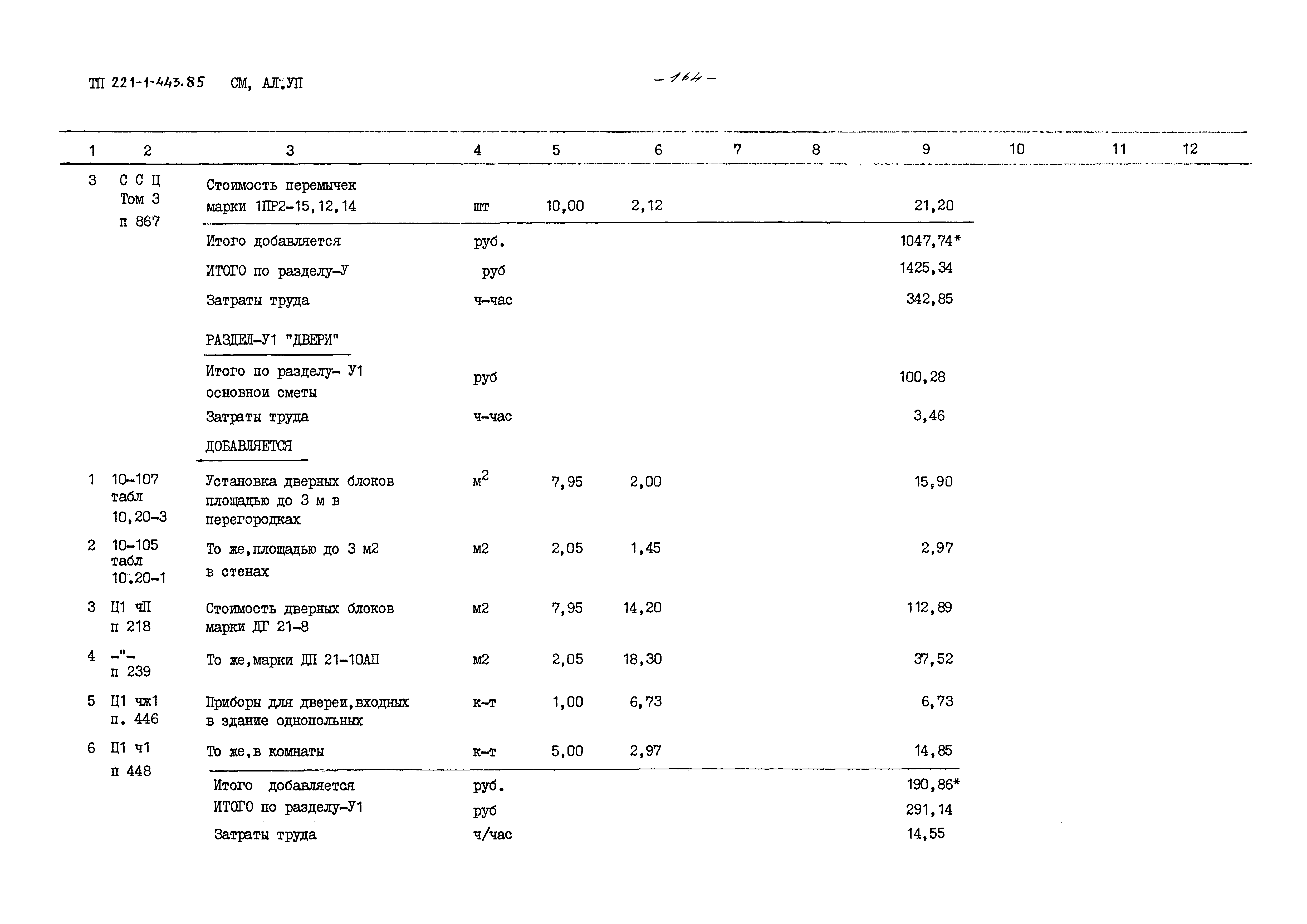 Типовой проект 221-1-443.85