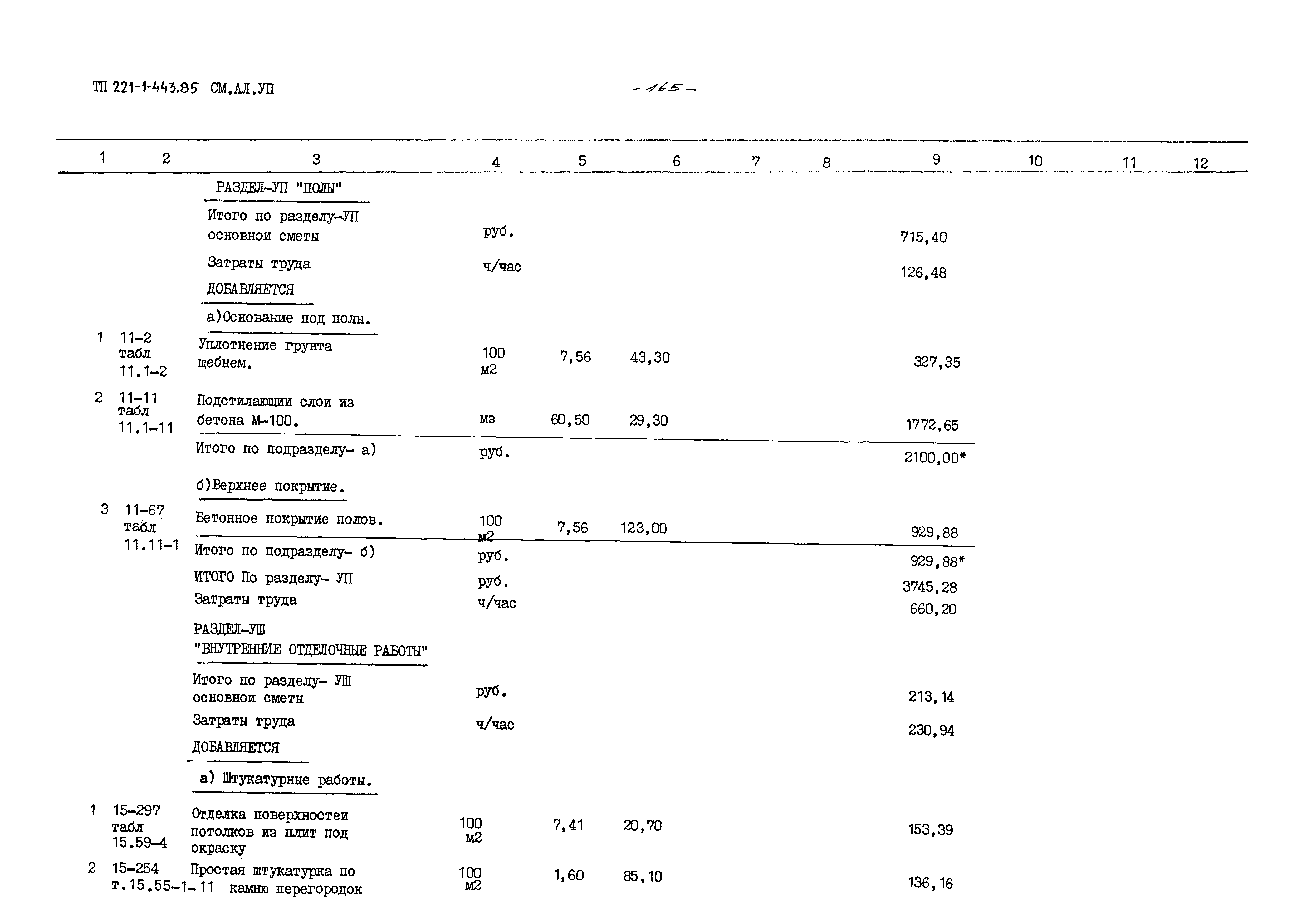 Типовой проект 221-1-443.85