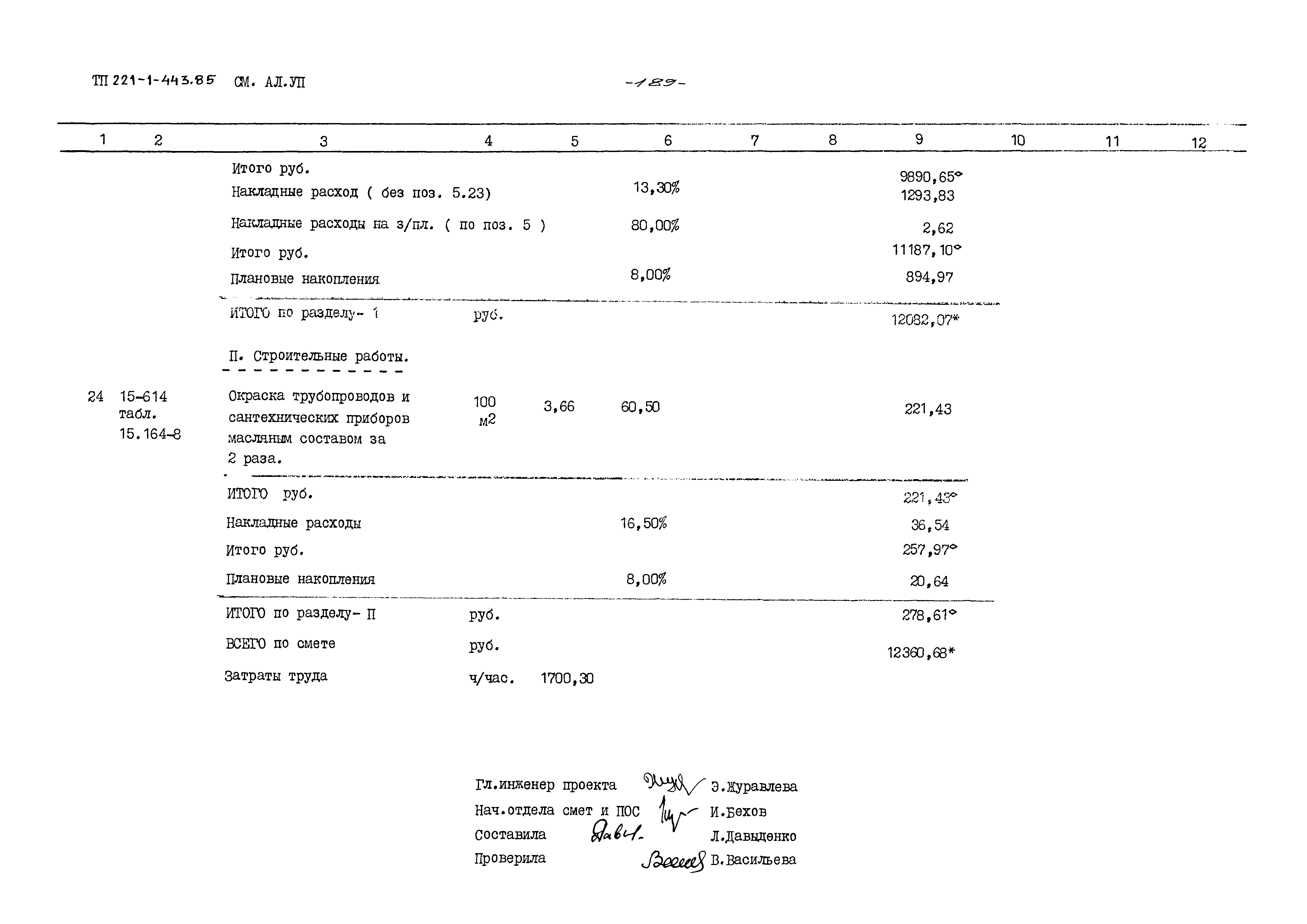 Типовой проект 221-1-443.85