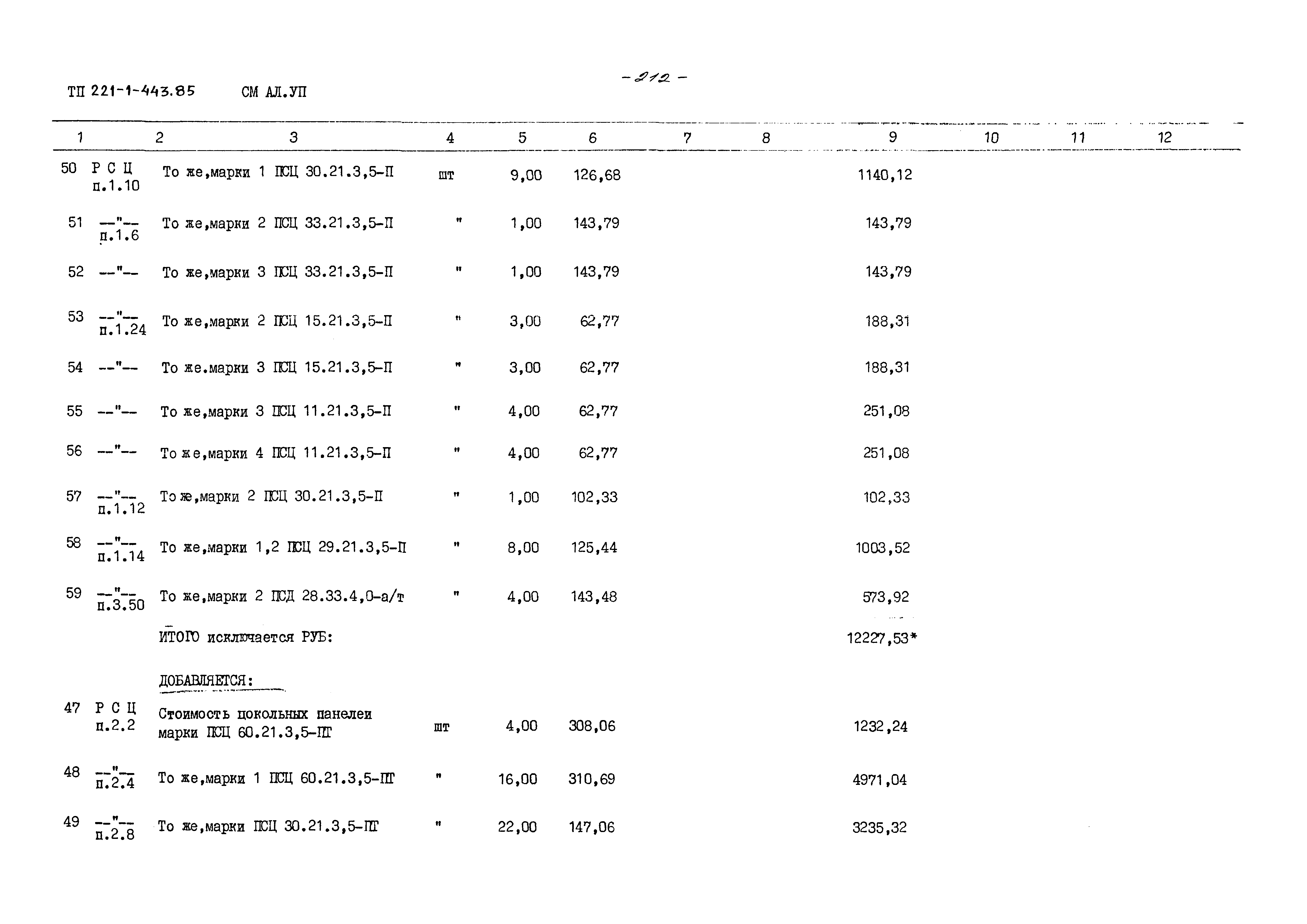 Типовой проект 221-1-443.85