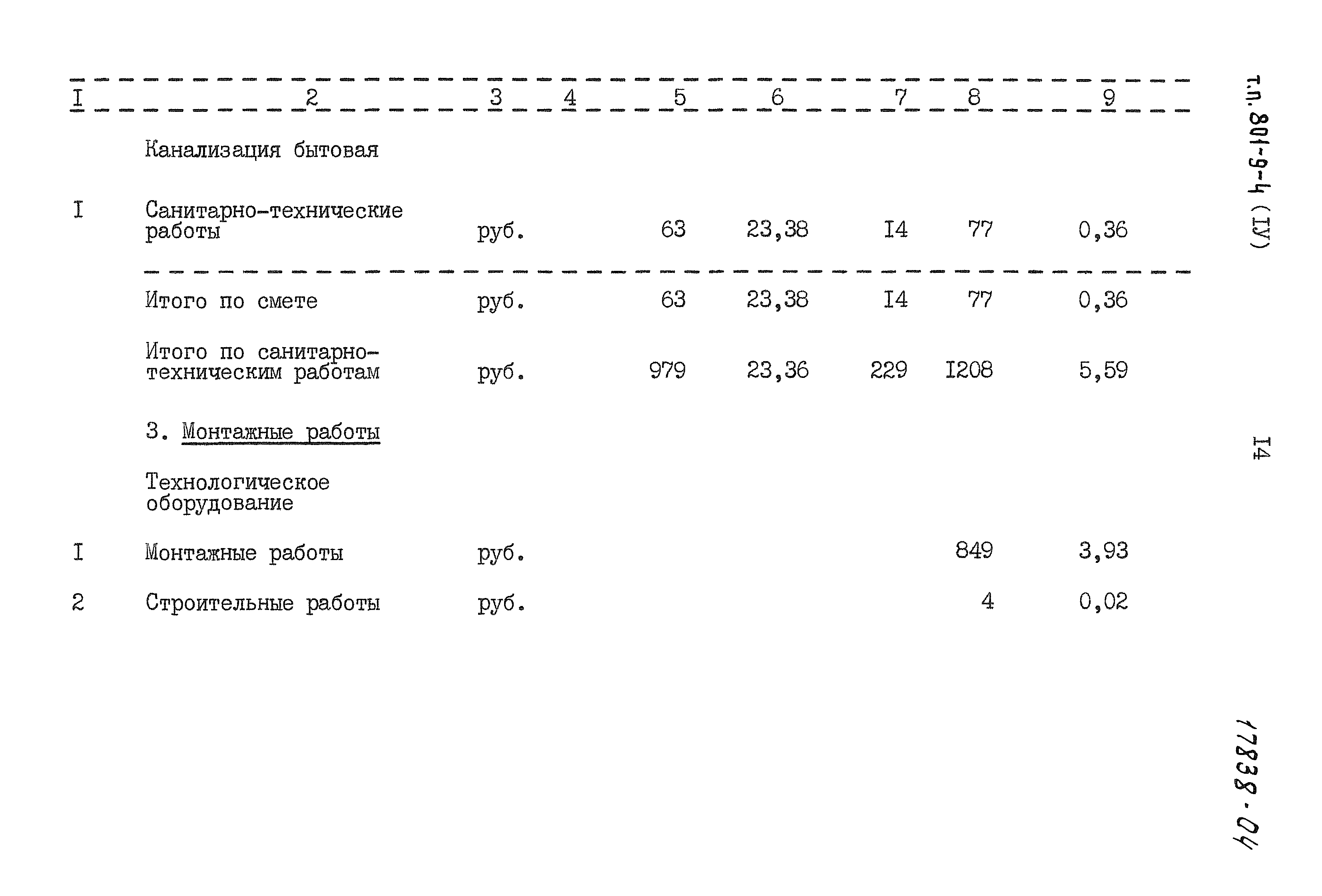 Типовой проект 801-9-4