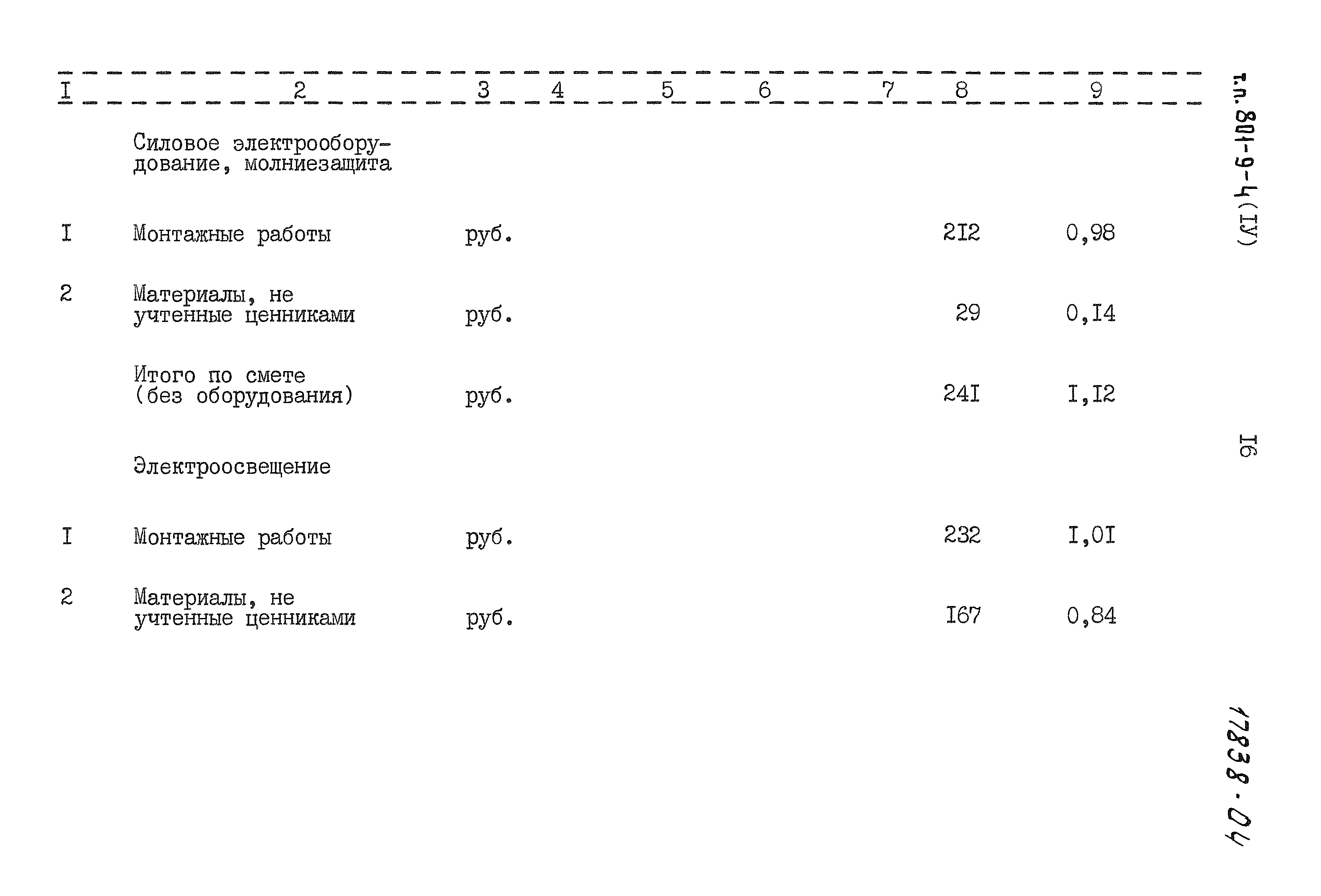 Типовой проект 801-9-4