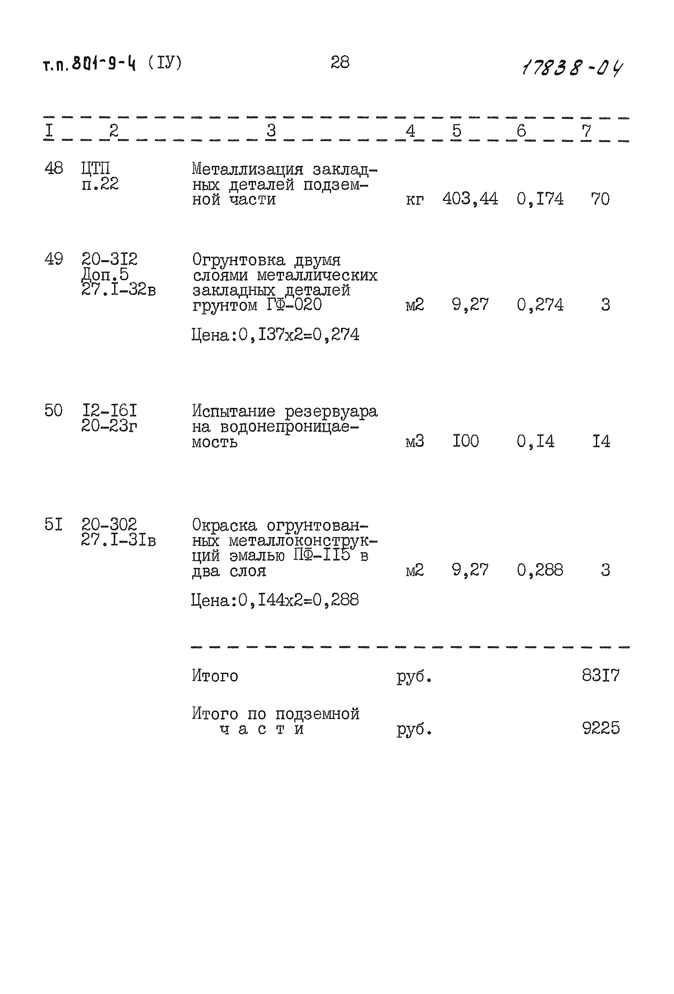 Типовой проект 801-9-4