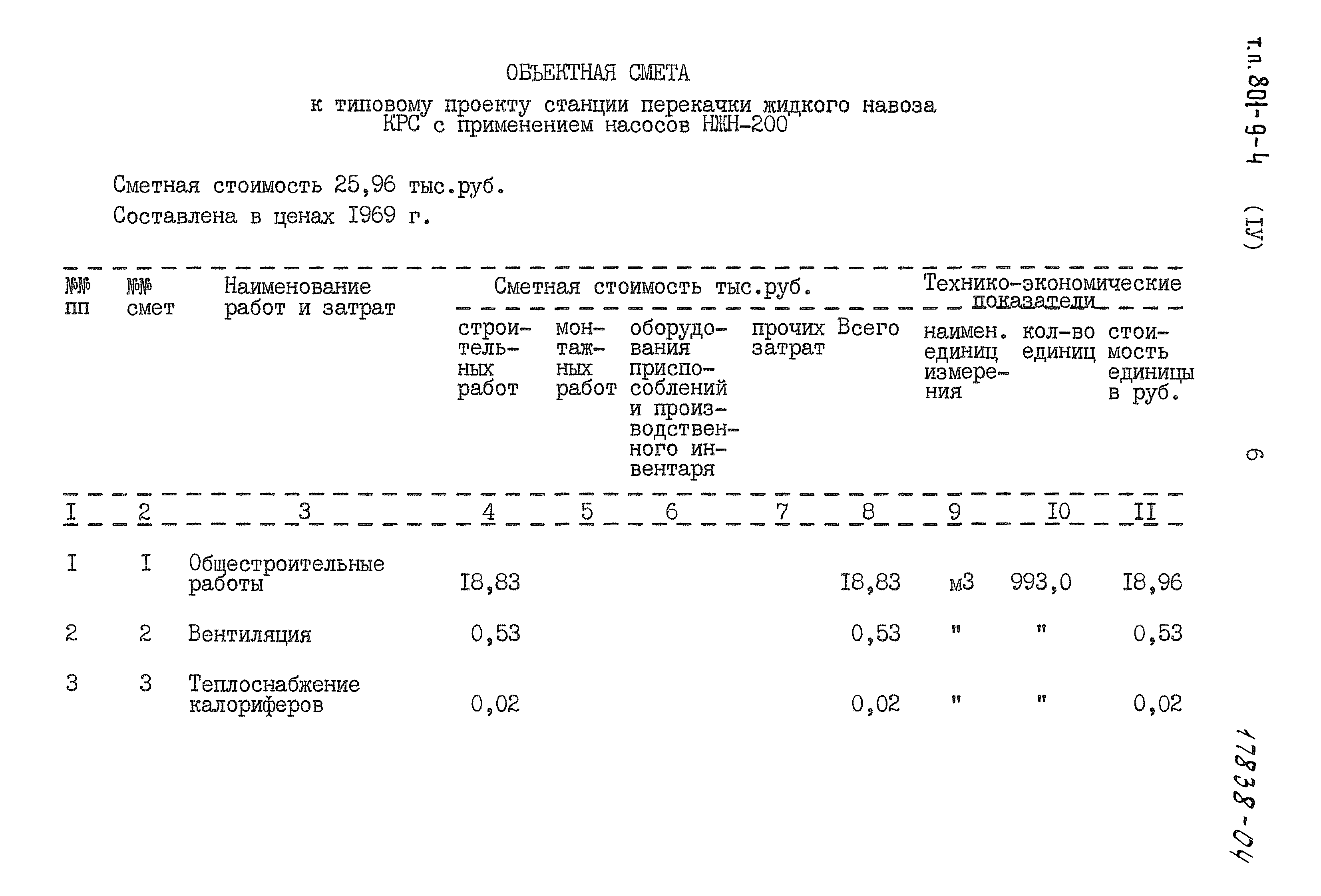 Типовой проект 801-9-4