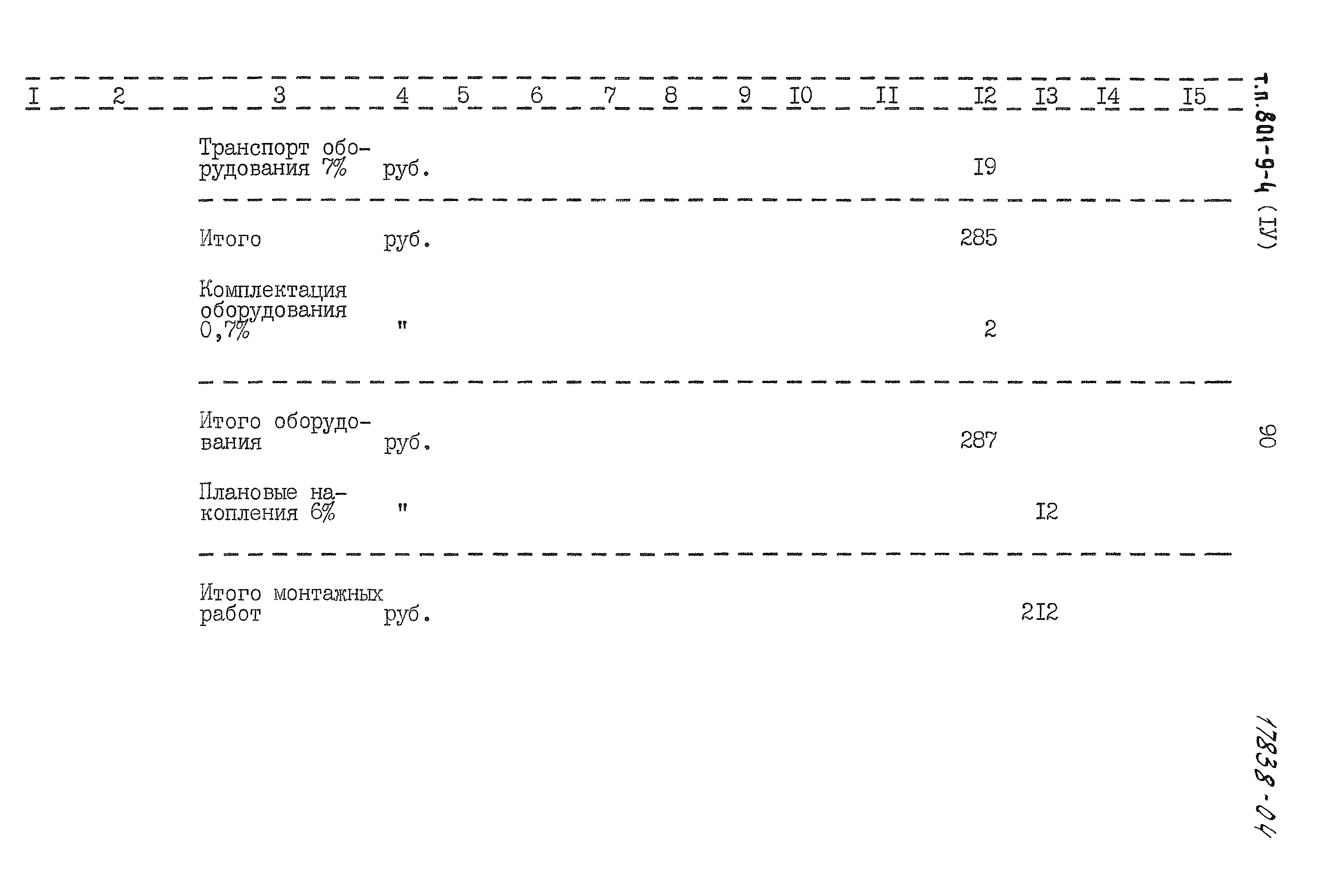 Типовой проект 801-9-4