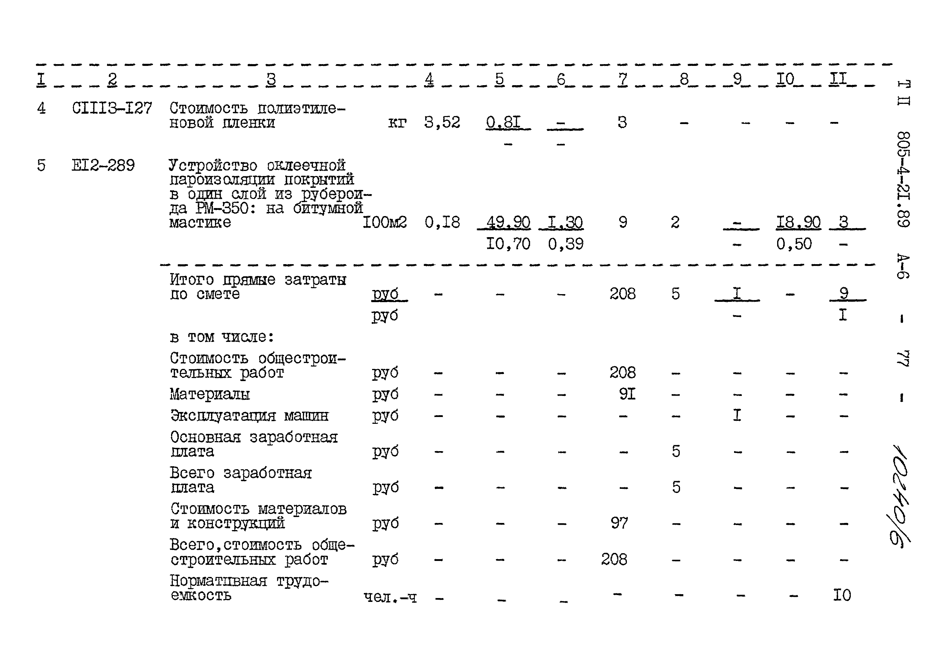 Типовой проект 805-4-21.89