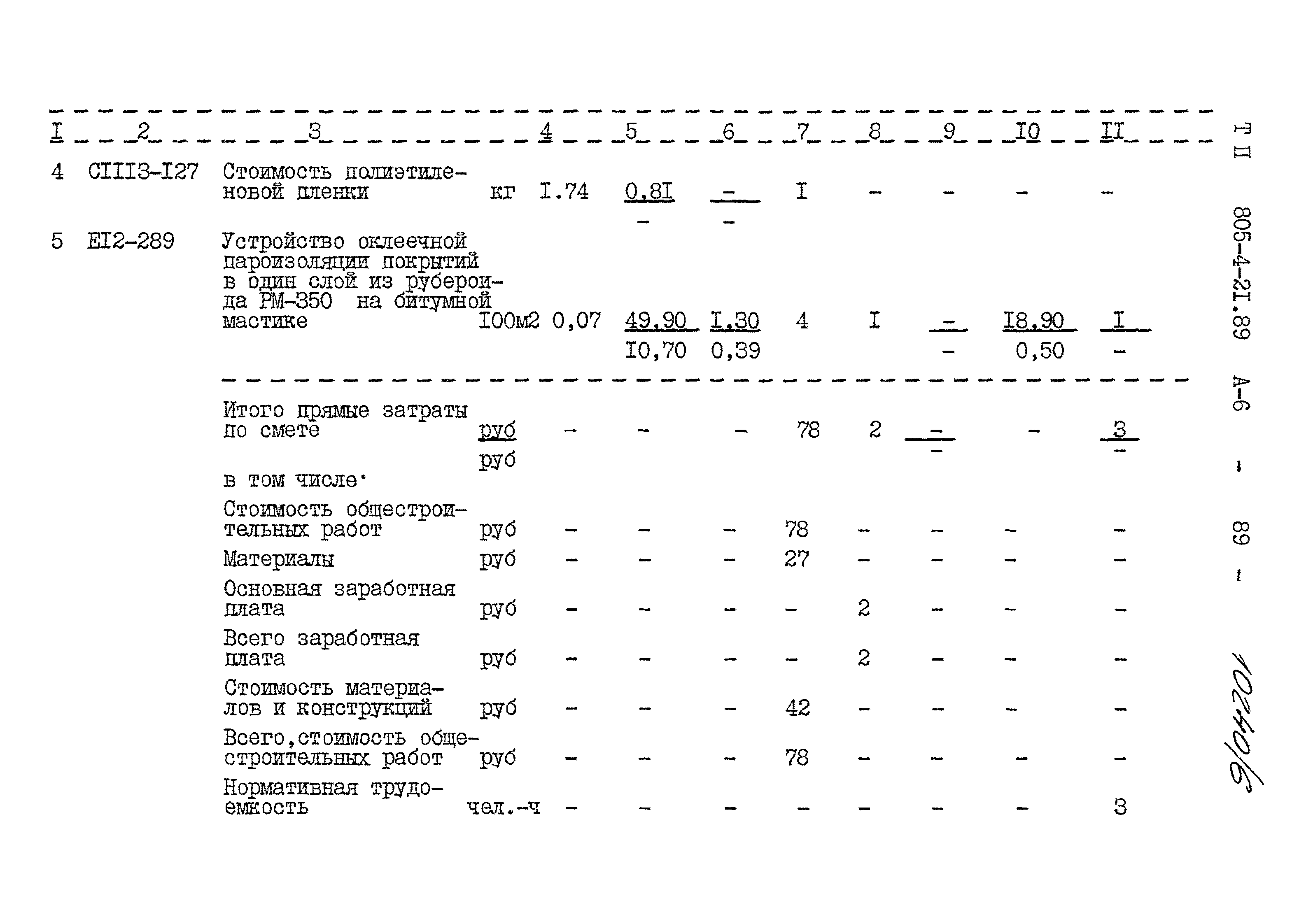 Типовой проект 805-4-21.89