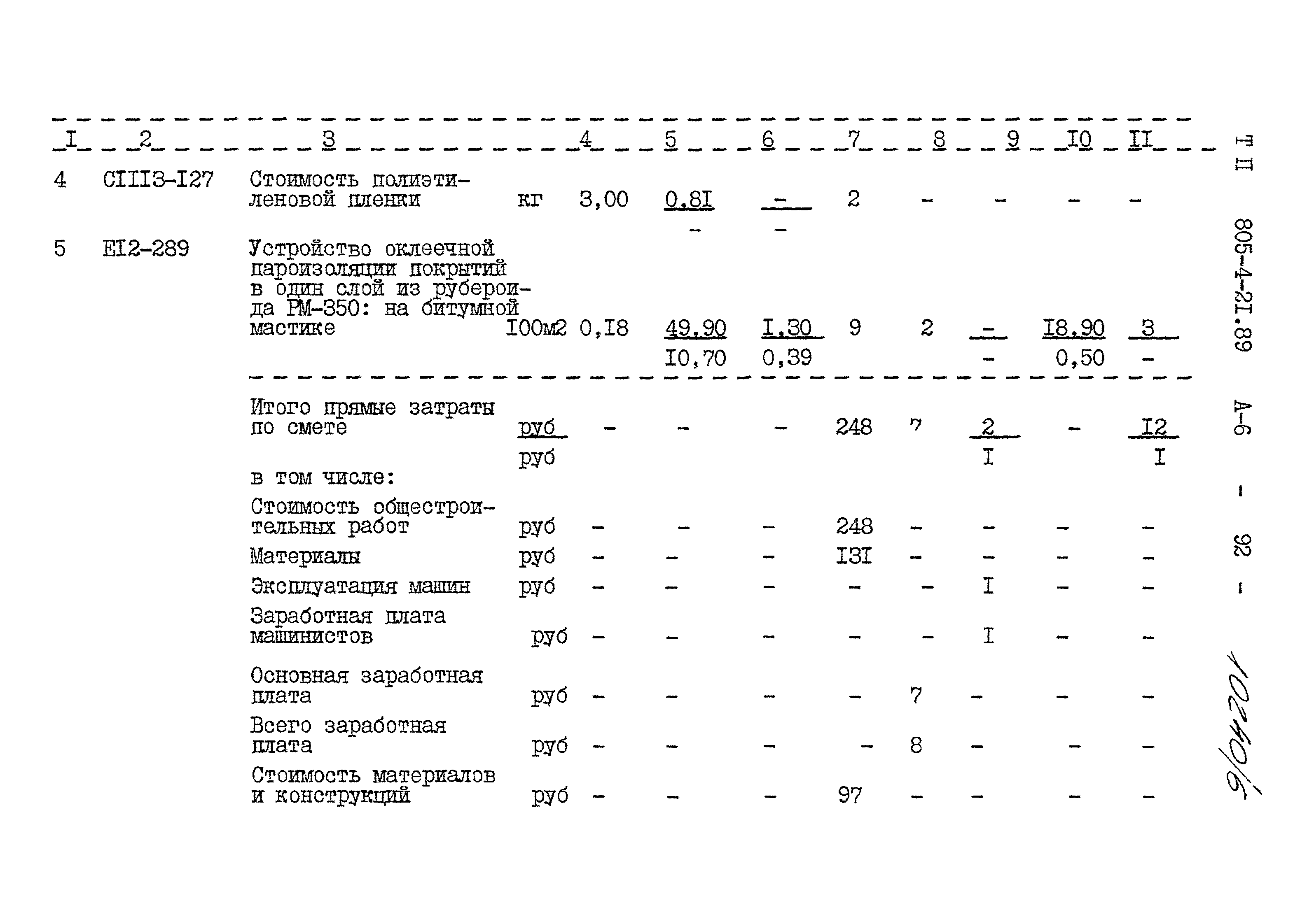 Типовой проект 805-4-21.89