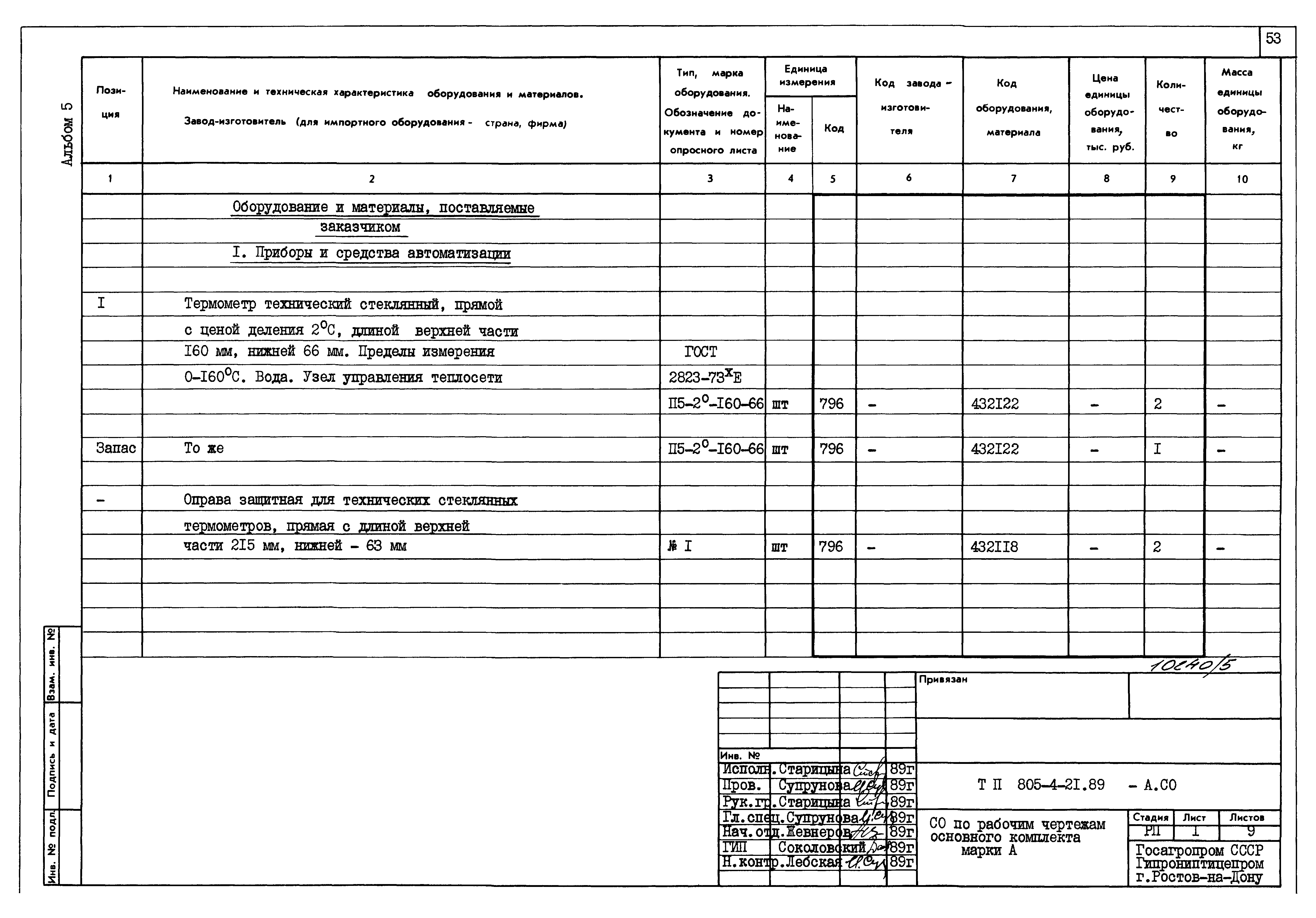 Типовой проект 805-4-21.89