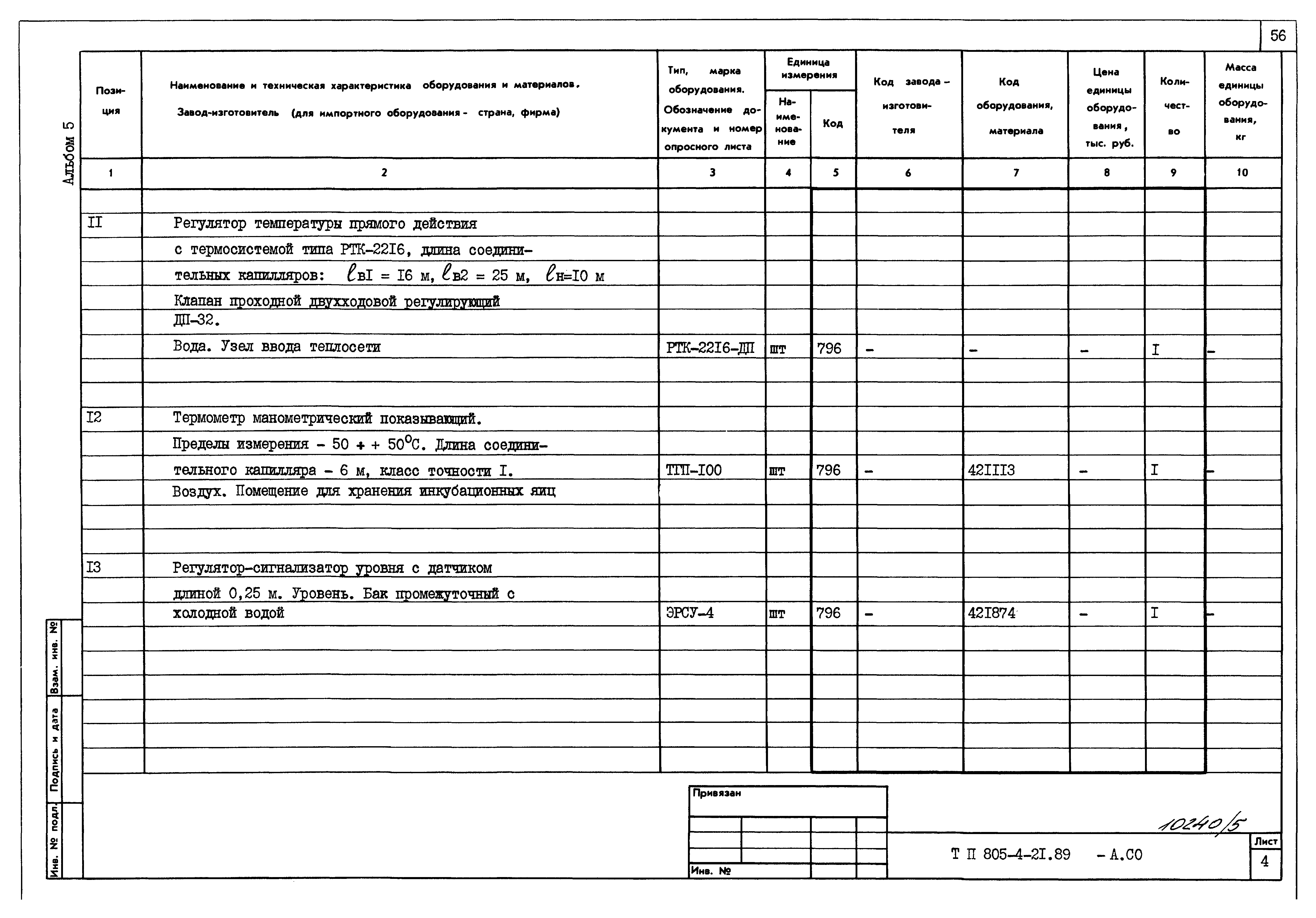 Типовой проект 805-4-21.89