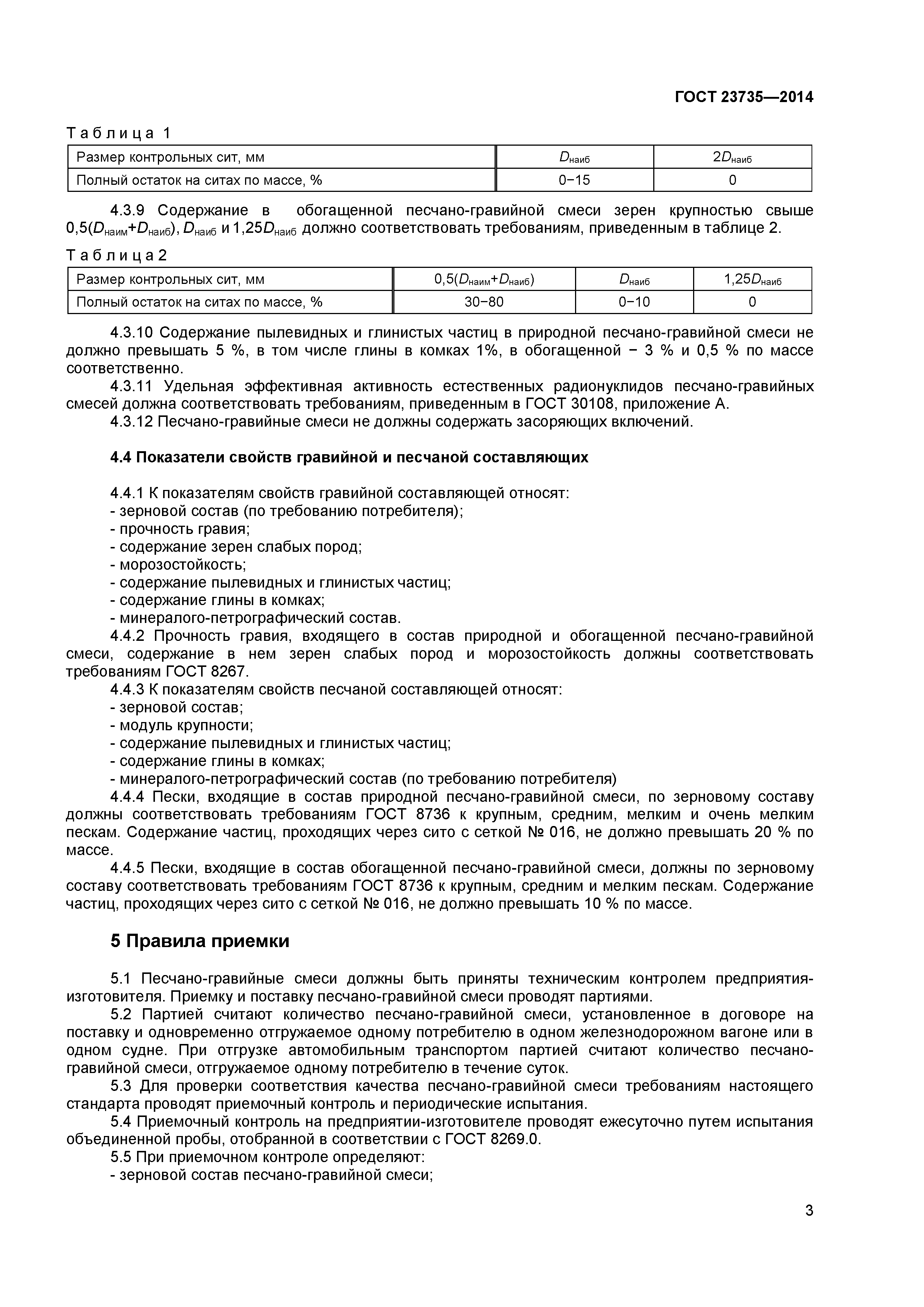 ГОСТ 23735-2014