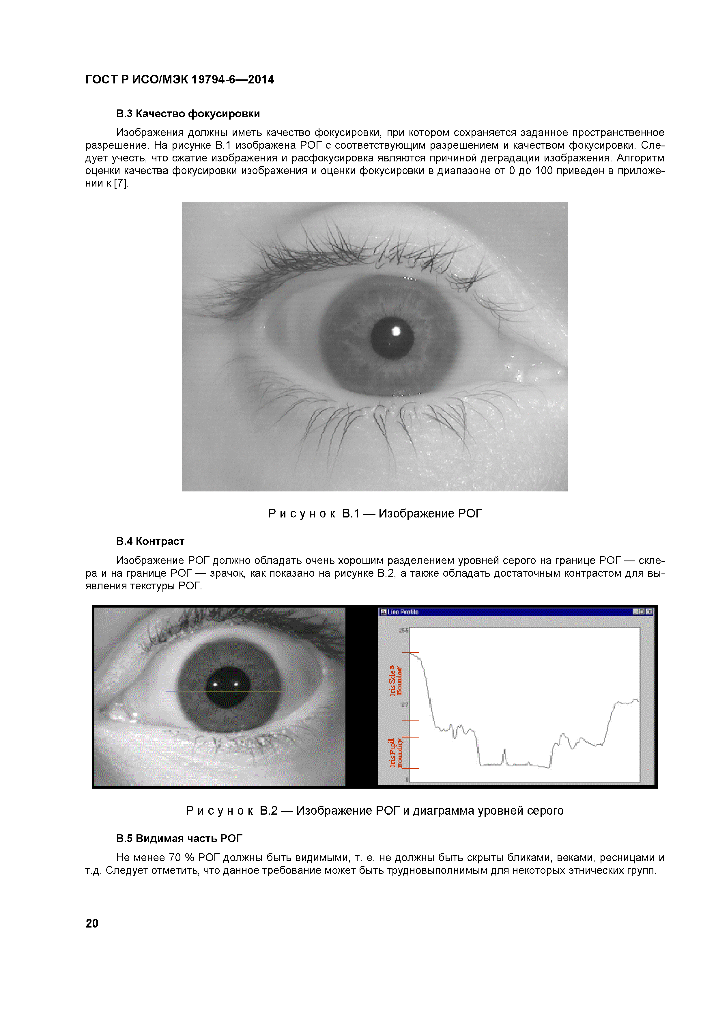 ГОСТ Р ИСО/МЭК 19794-6-2014