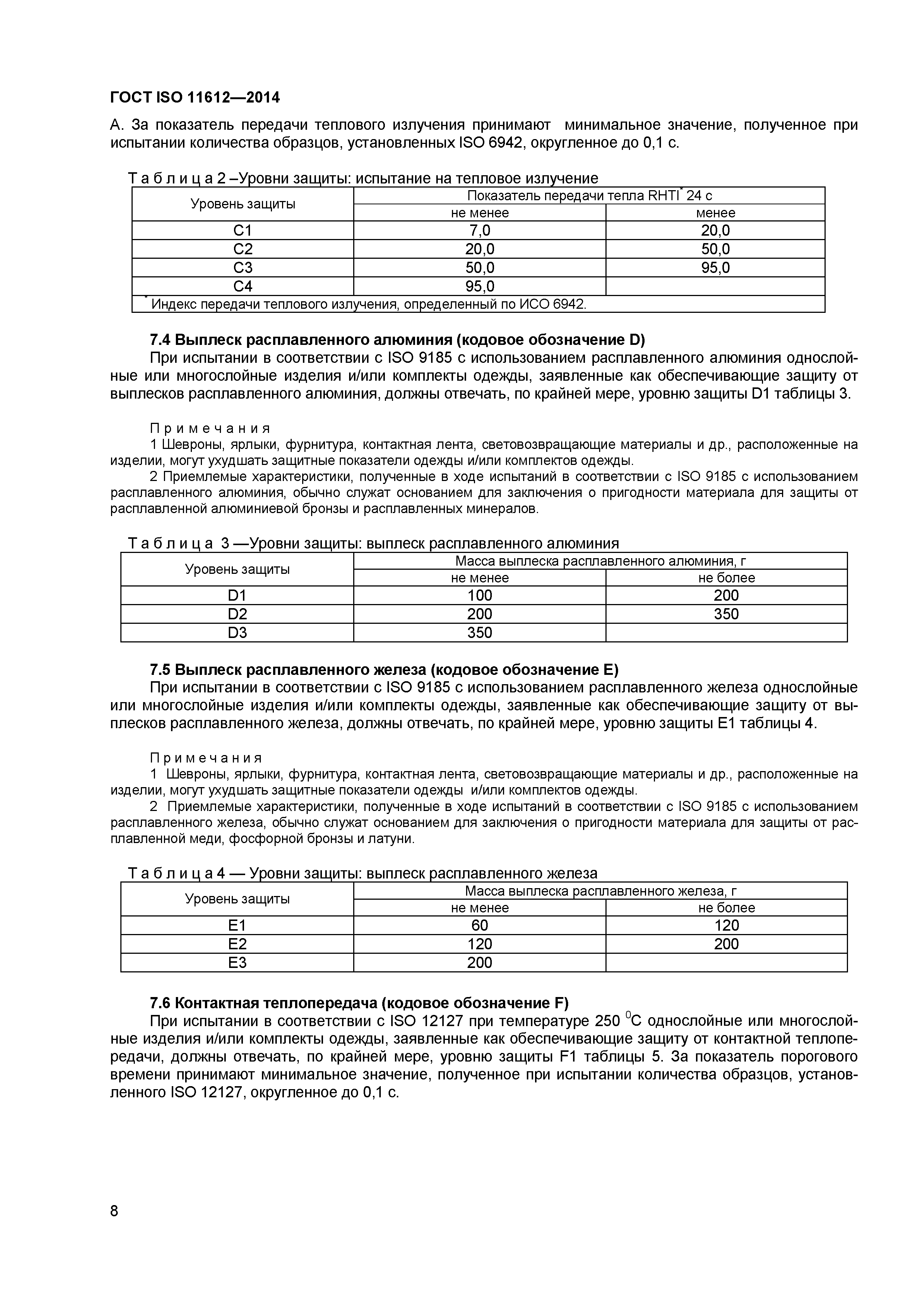 ГОСТ ISO 11612-2014