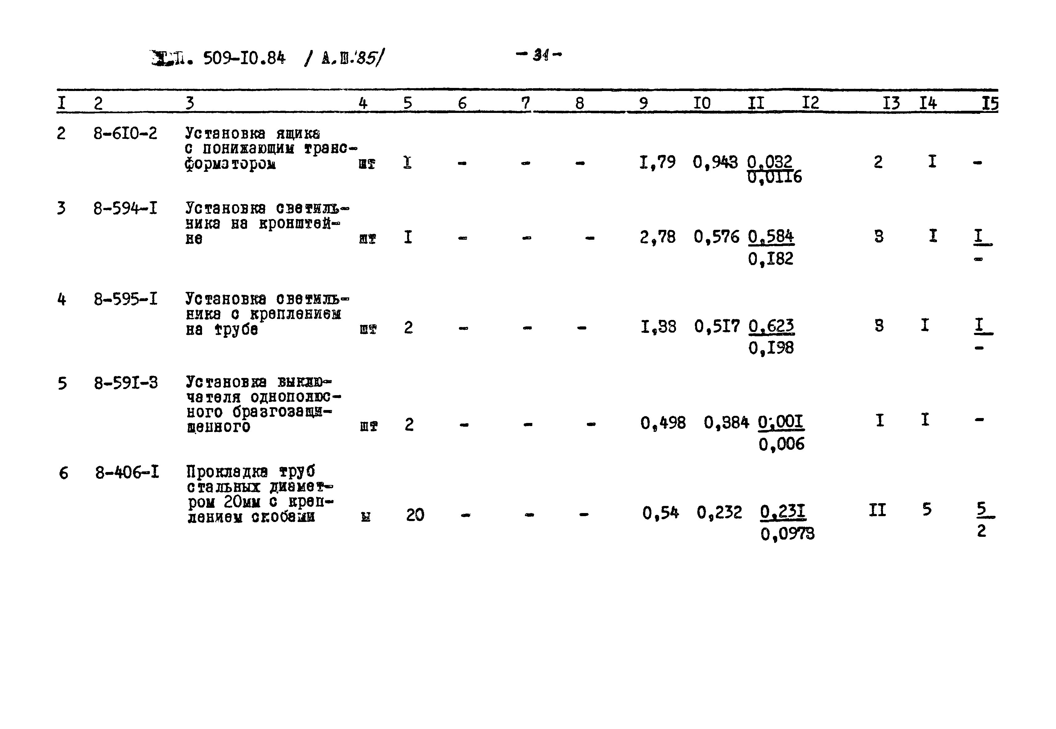 Типовой проект 509-10.84