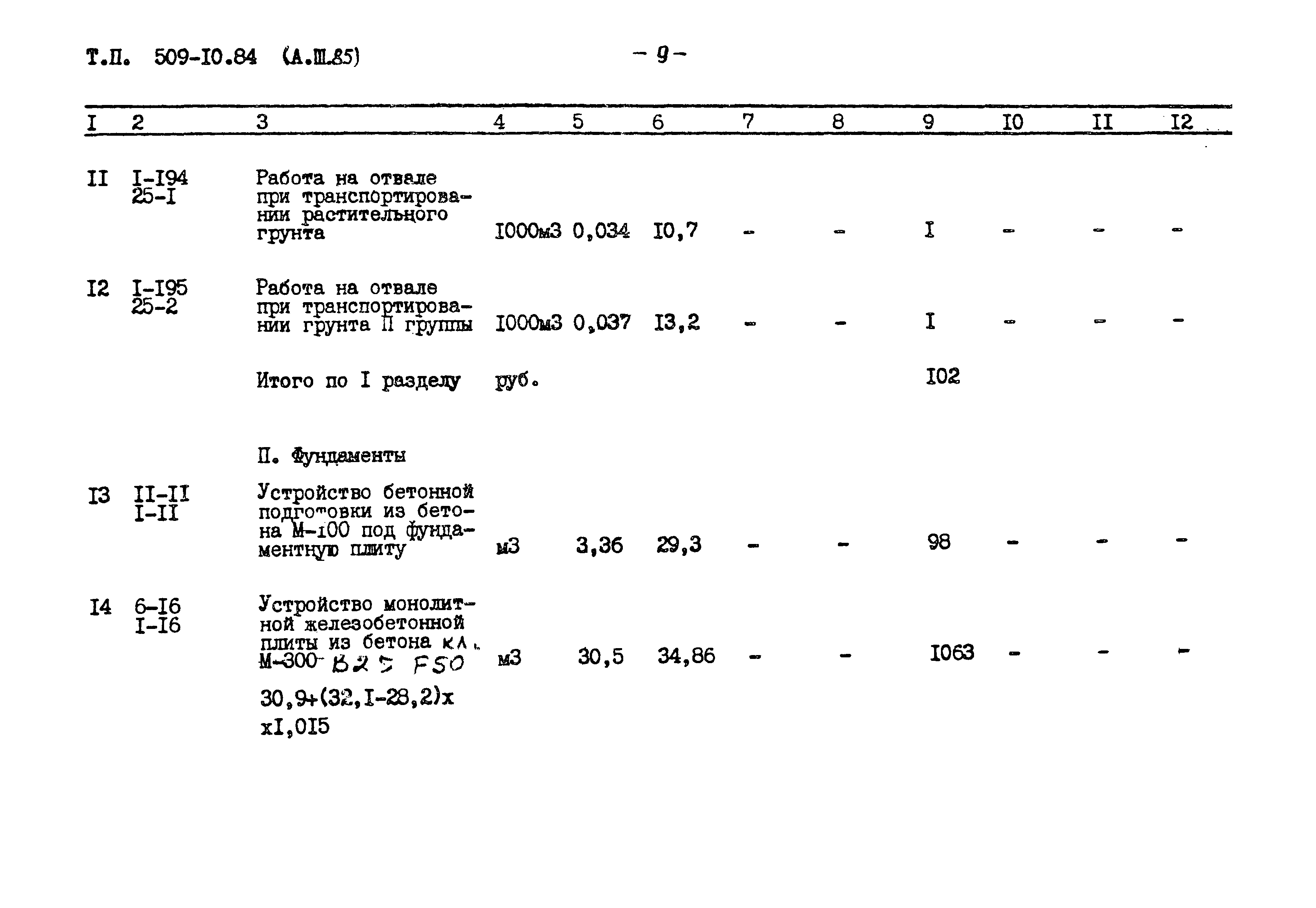 Типовой проект 509-10.84