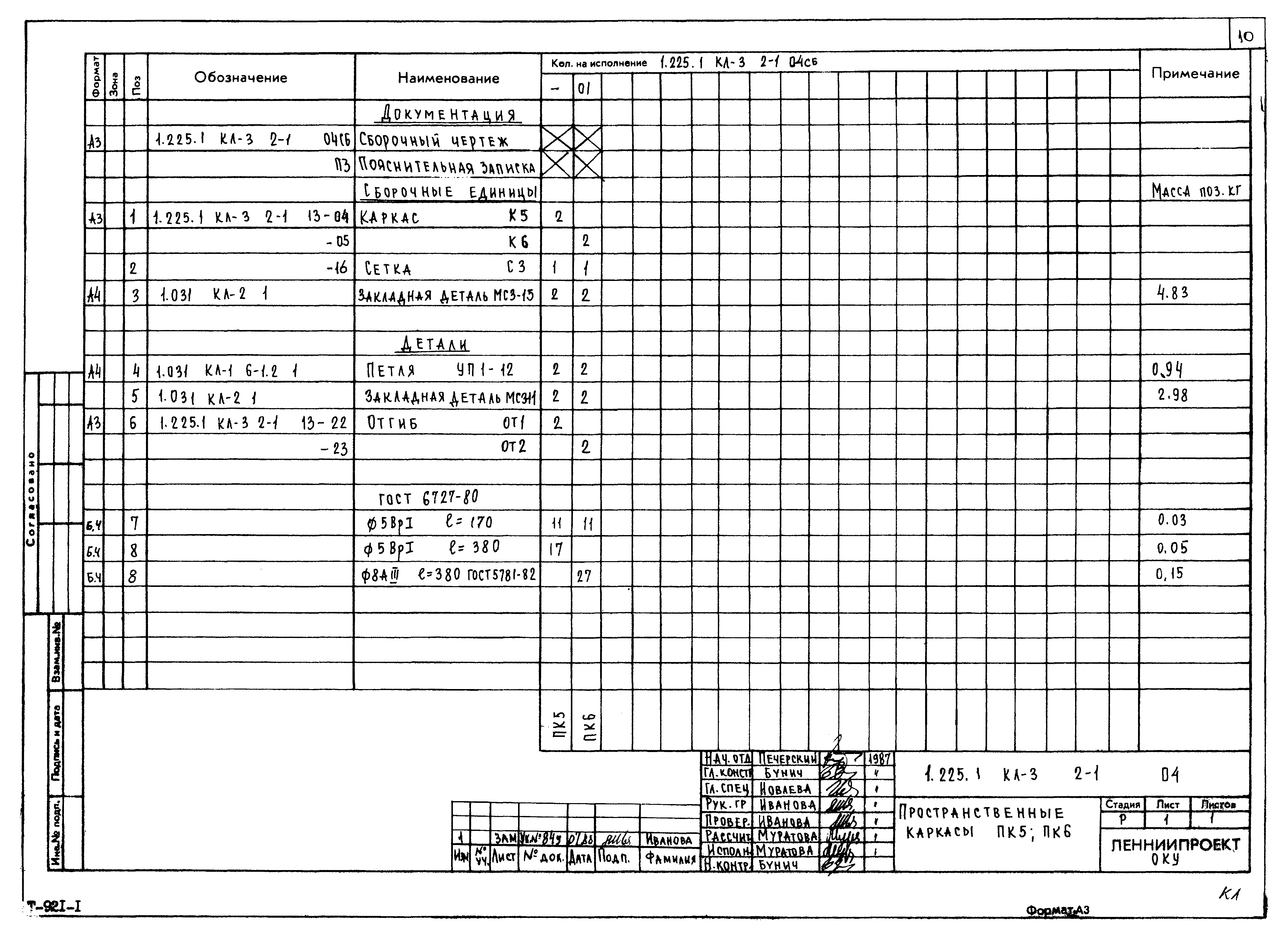 Серия 1.225.1 КЛ-3