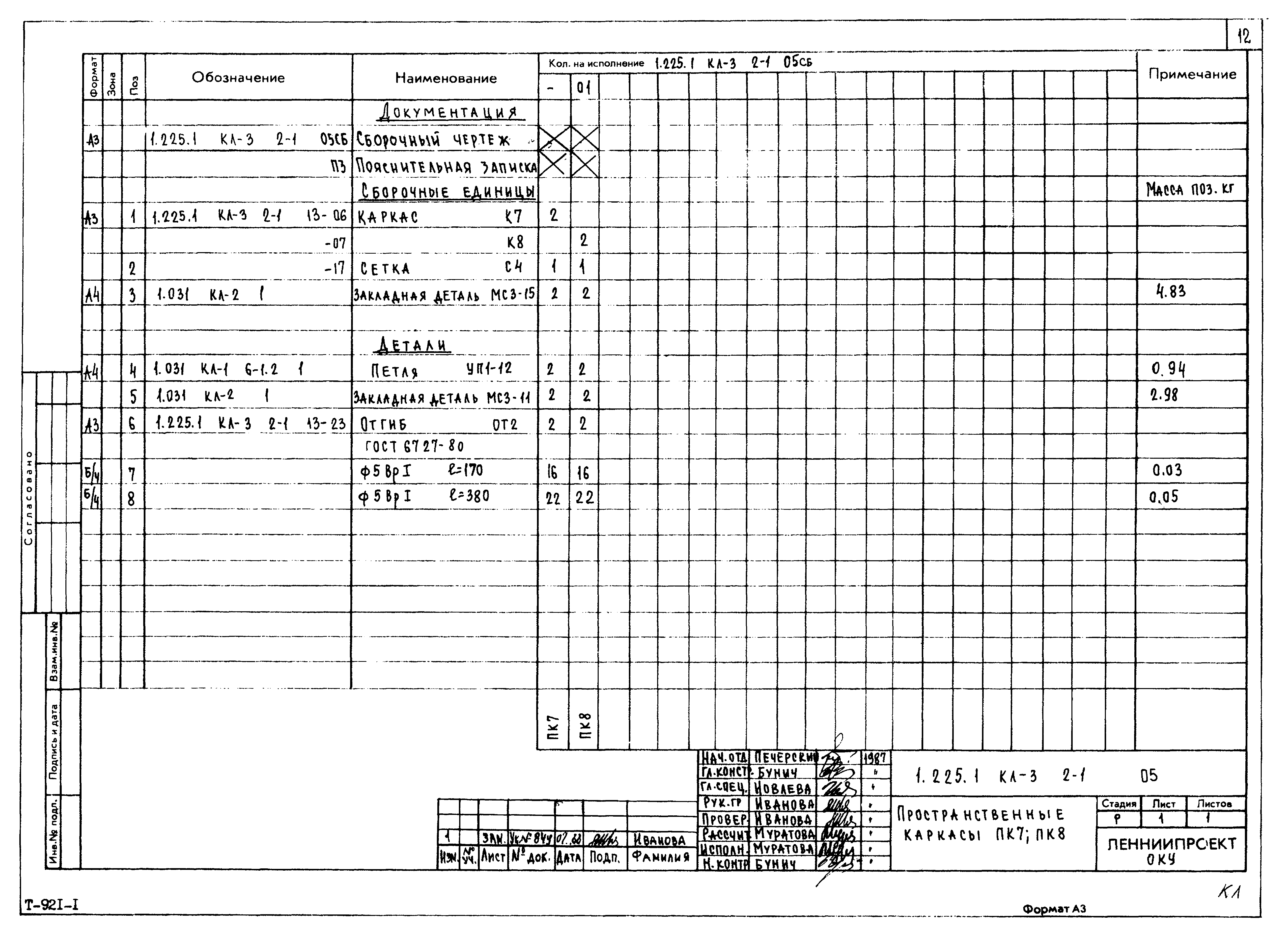 Серия 1.225.1 КЛ-3