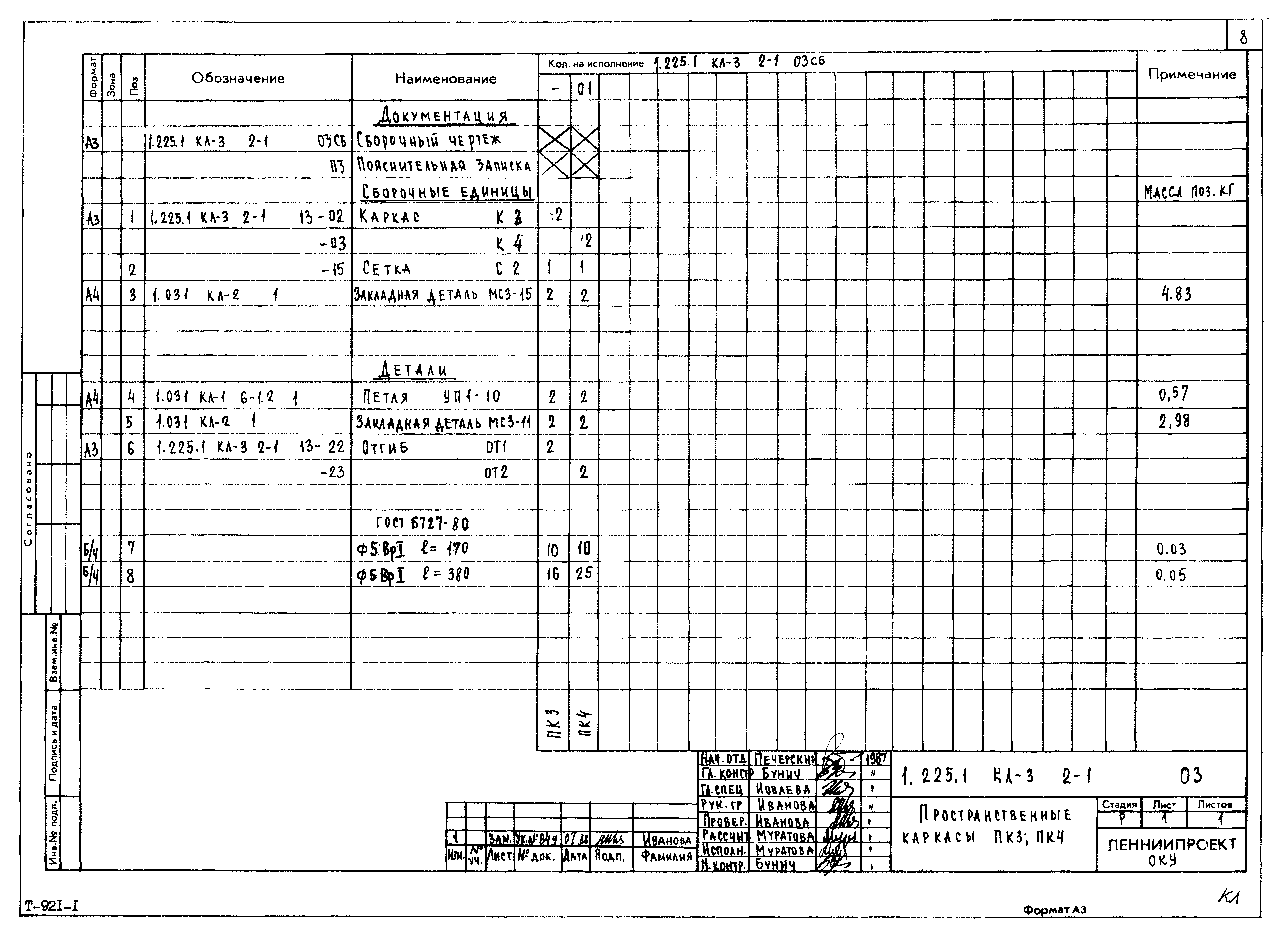 Серия 1.225.1 КЛ-3