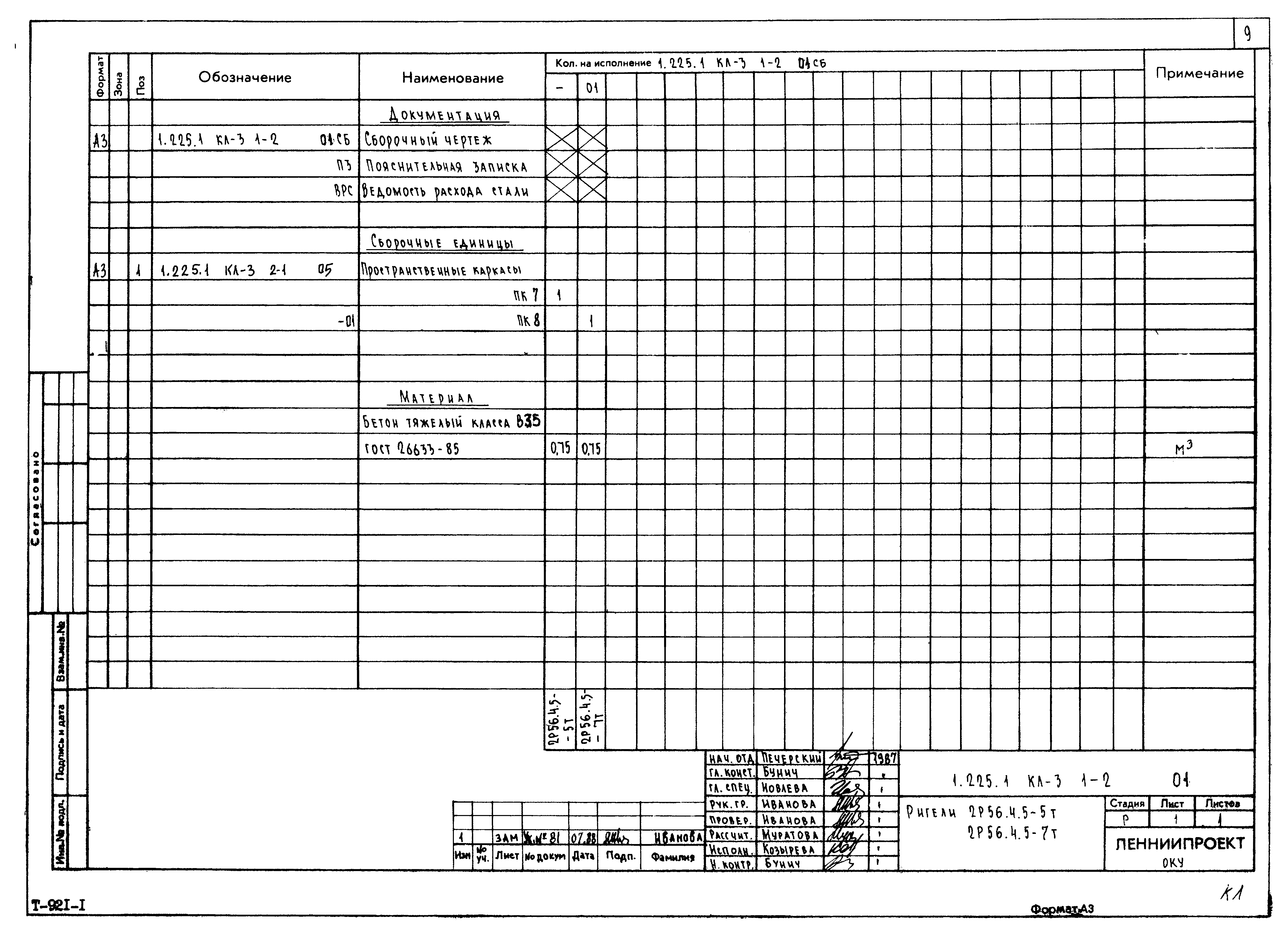 Серия 1.225.1 КЛ-3