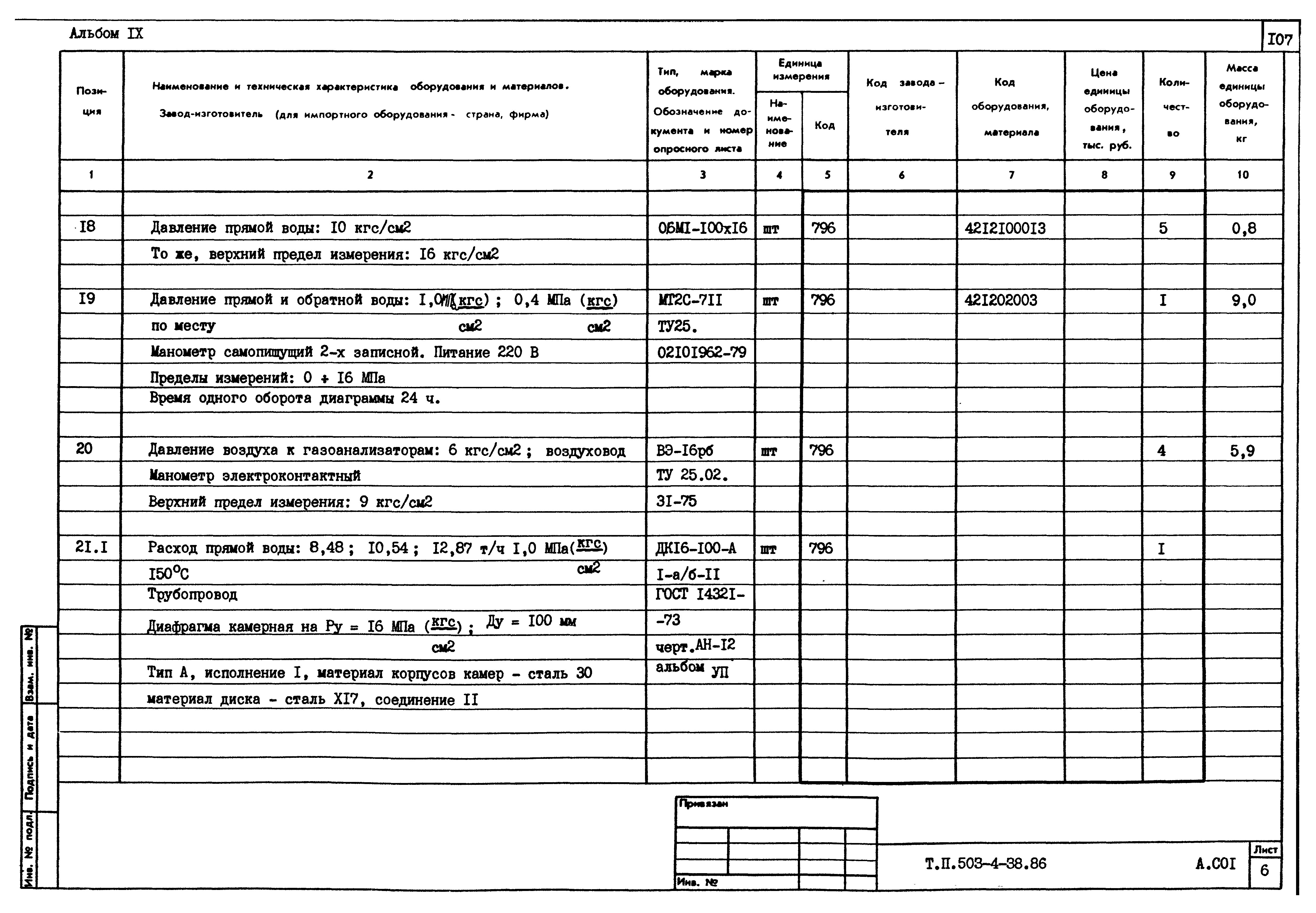 Типовой проект 503-4-38.86