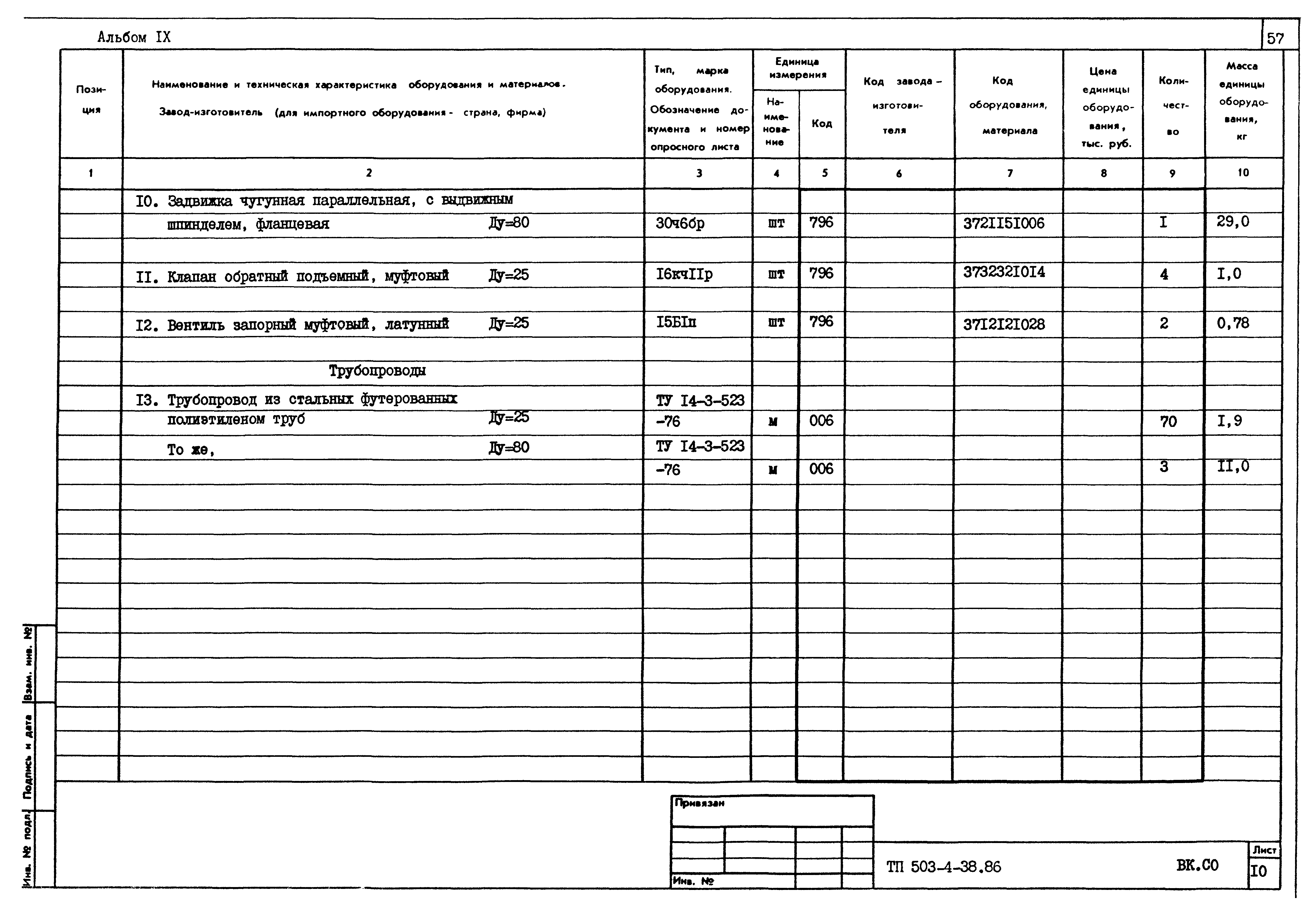 Типовой проект 503-4-38.86