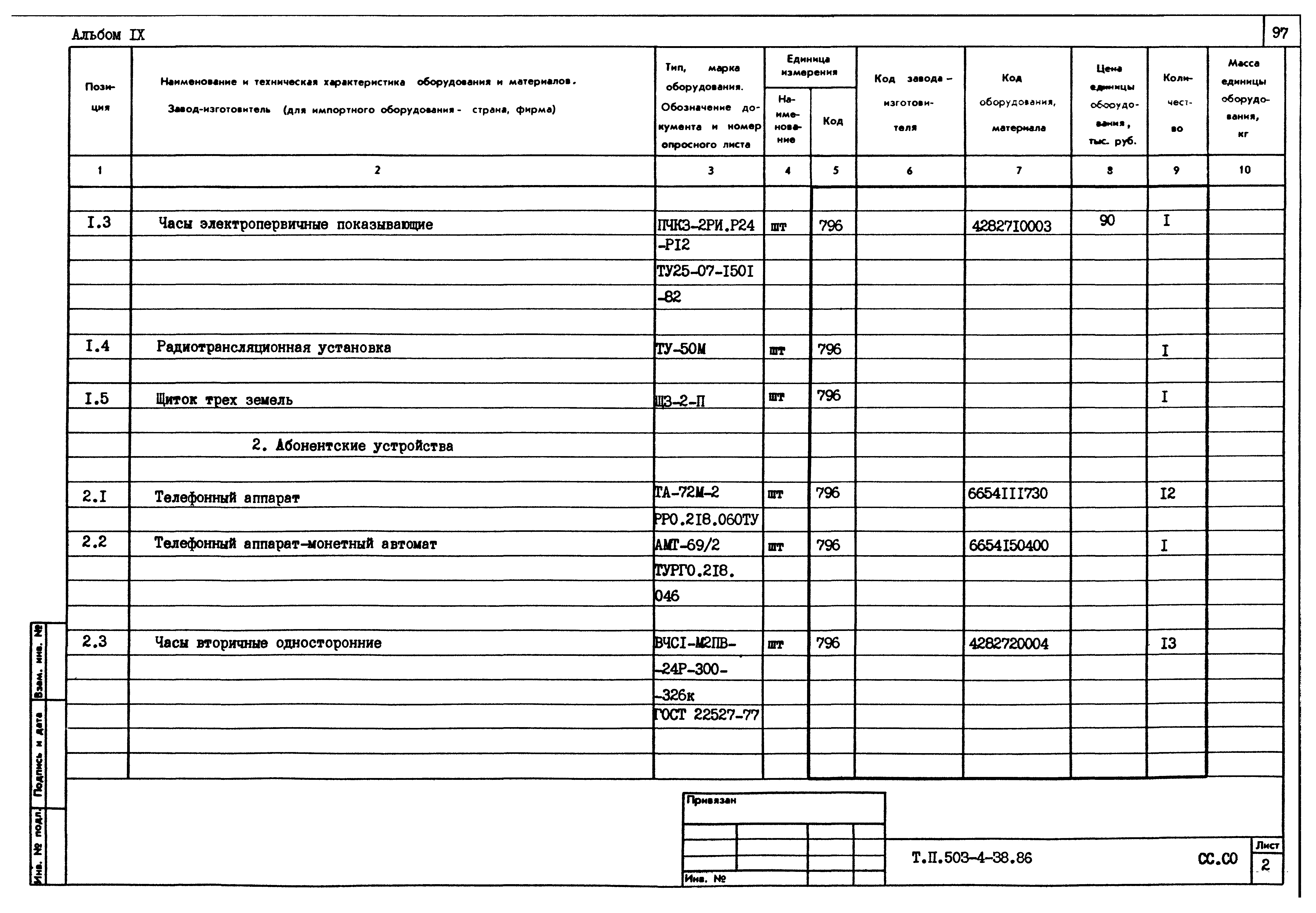 Типовой проект 503-4-38.86