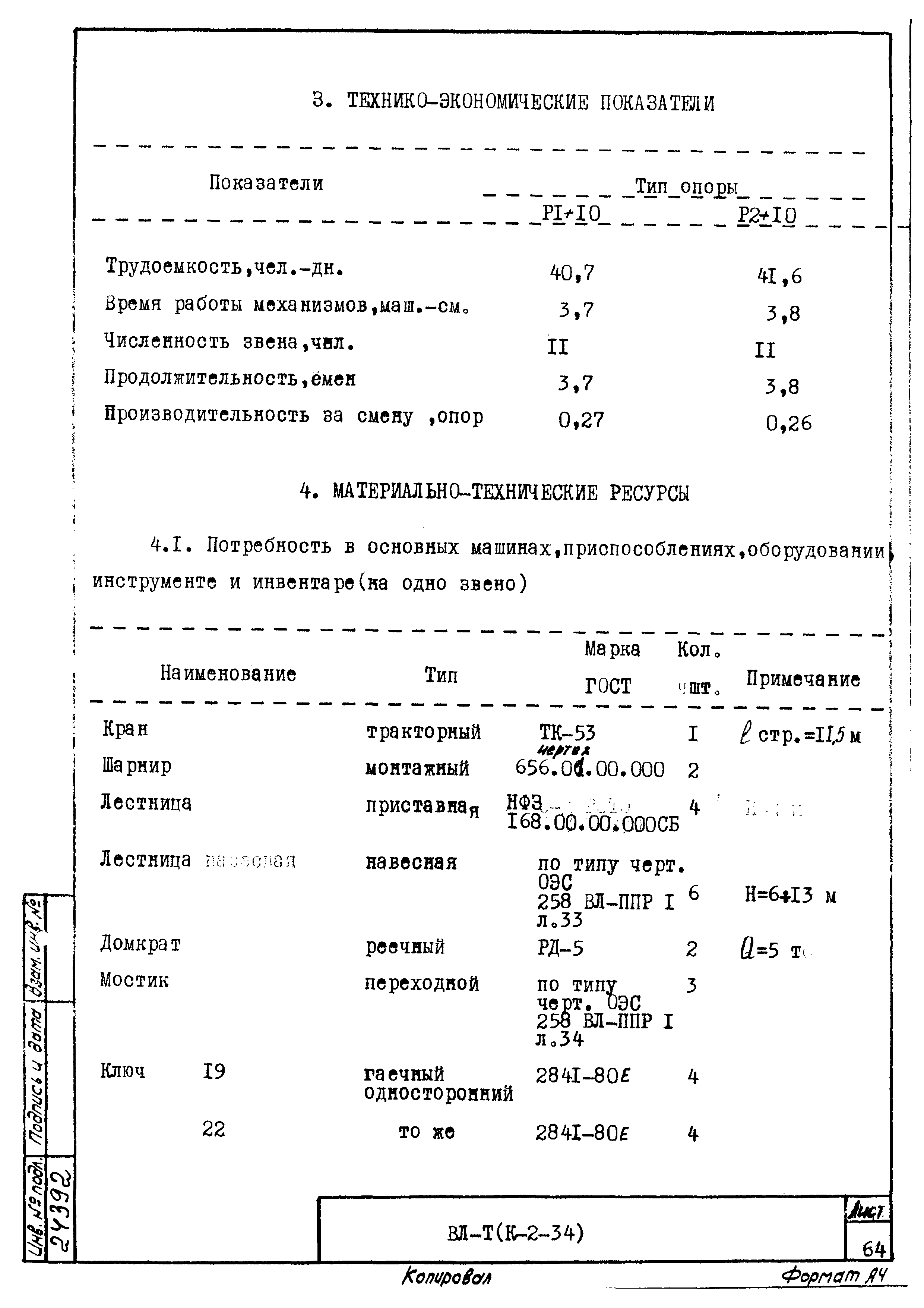 Технологическая карта К-2-34-5