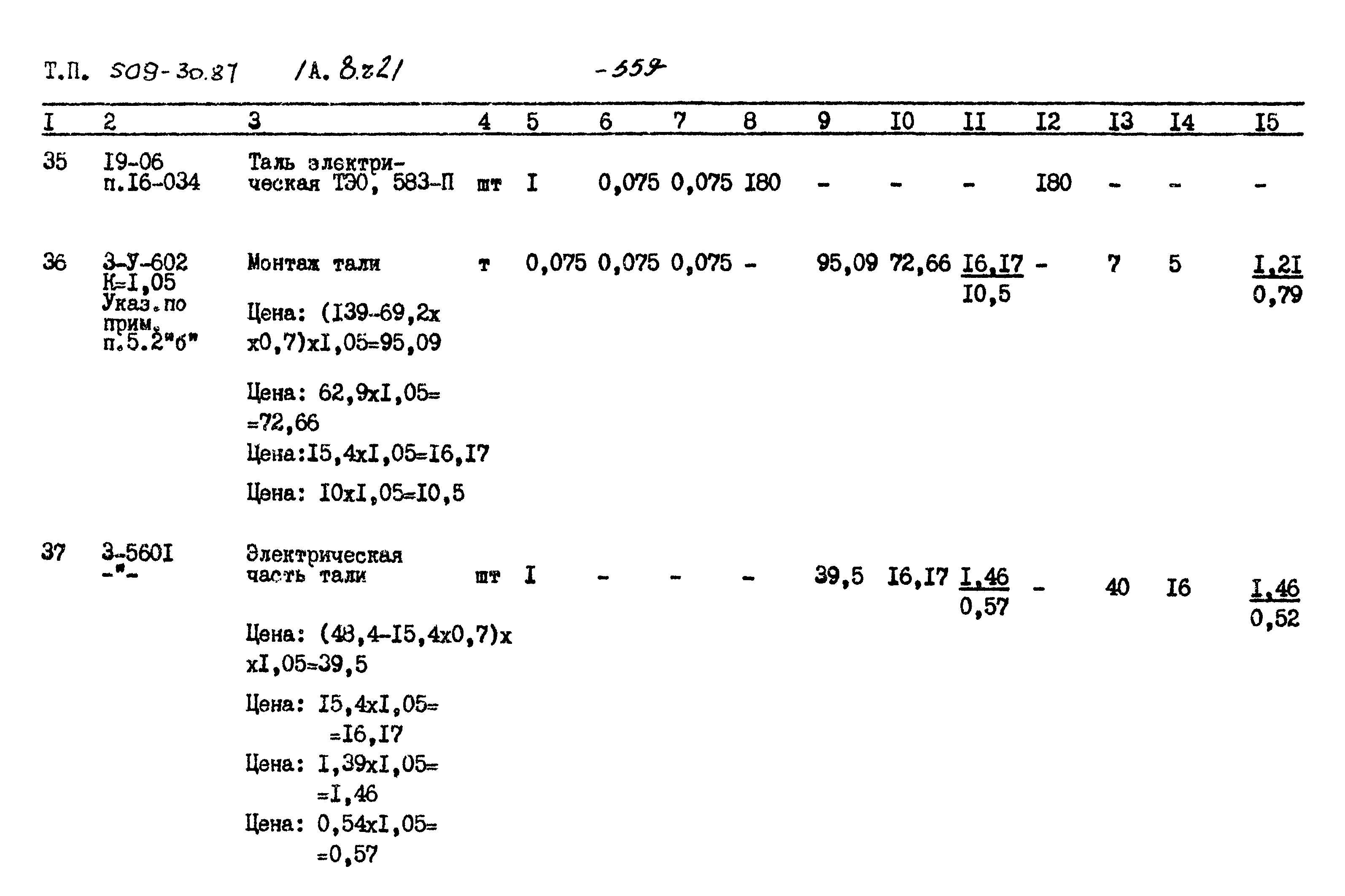 Типовой проект 509-30.87