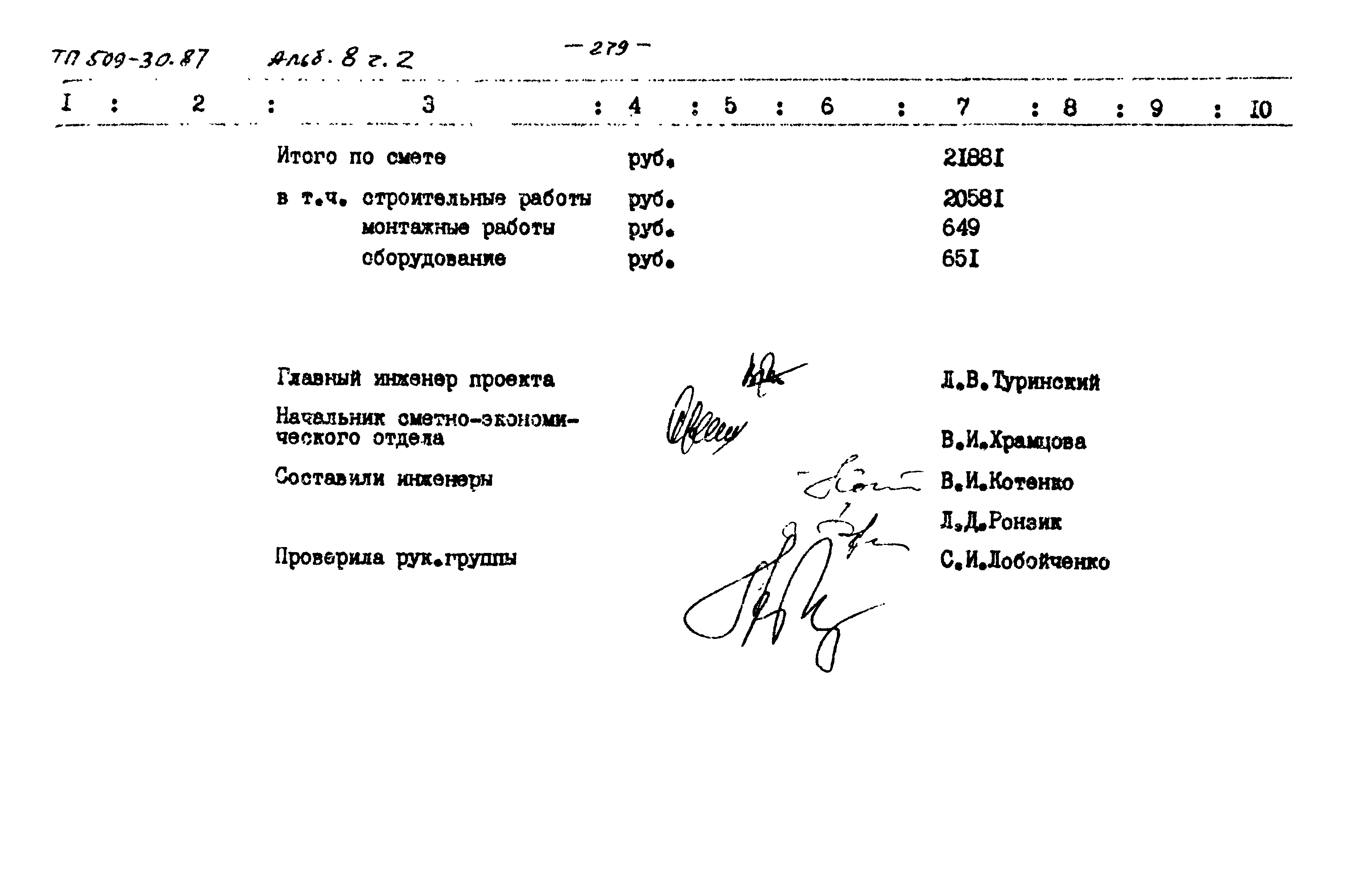 Типовой проект 509-30.87