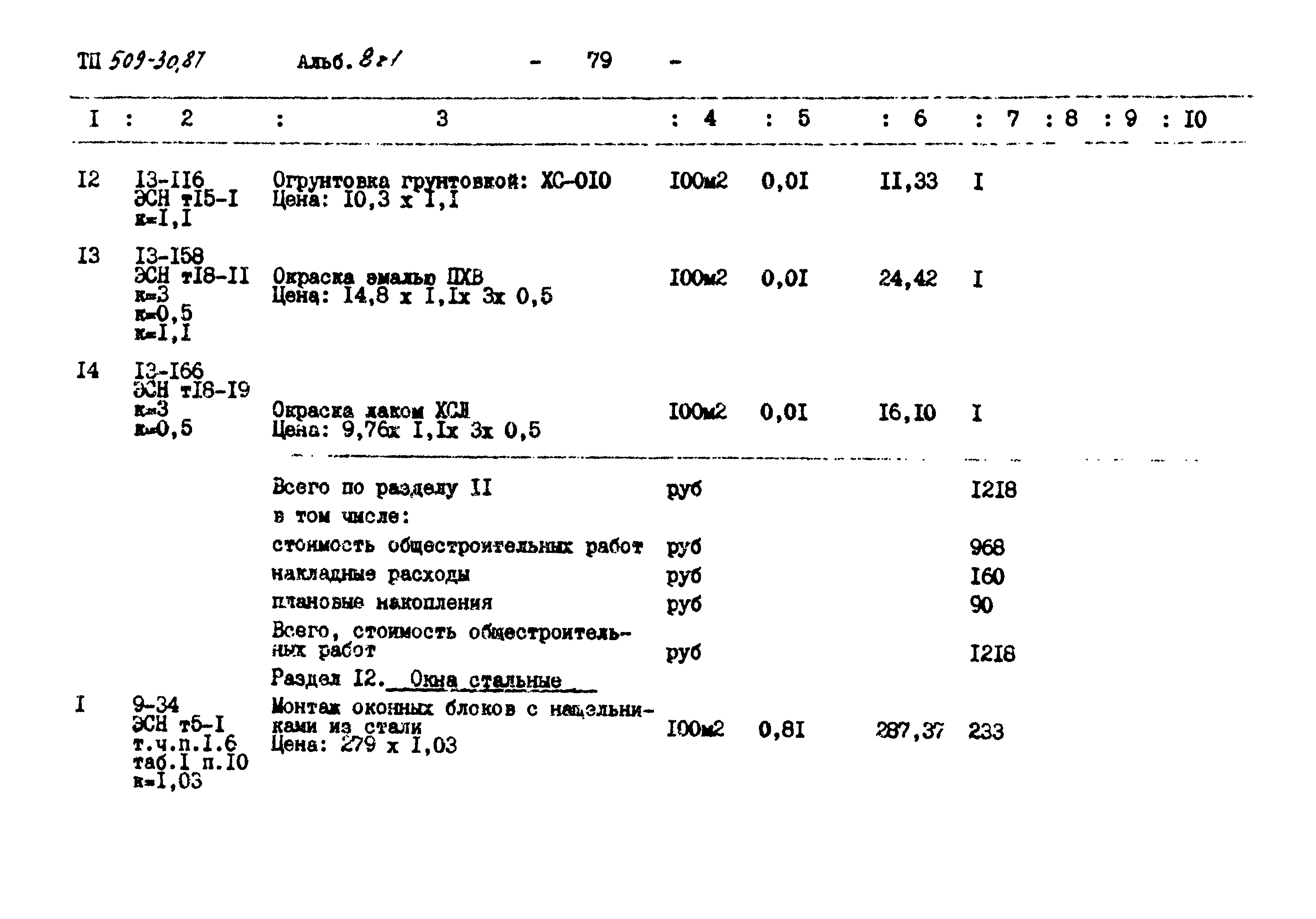 Типовой проект 509-30.87