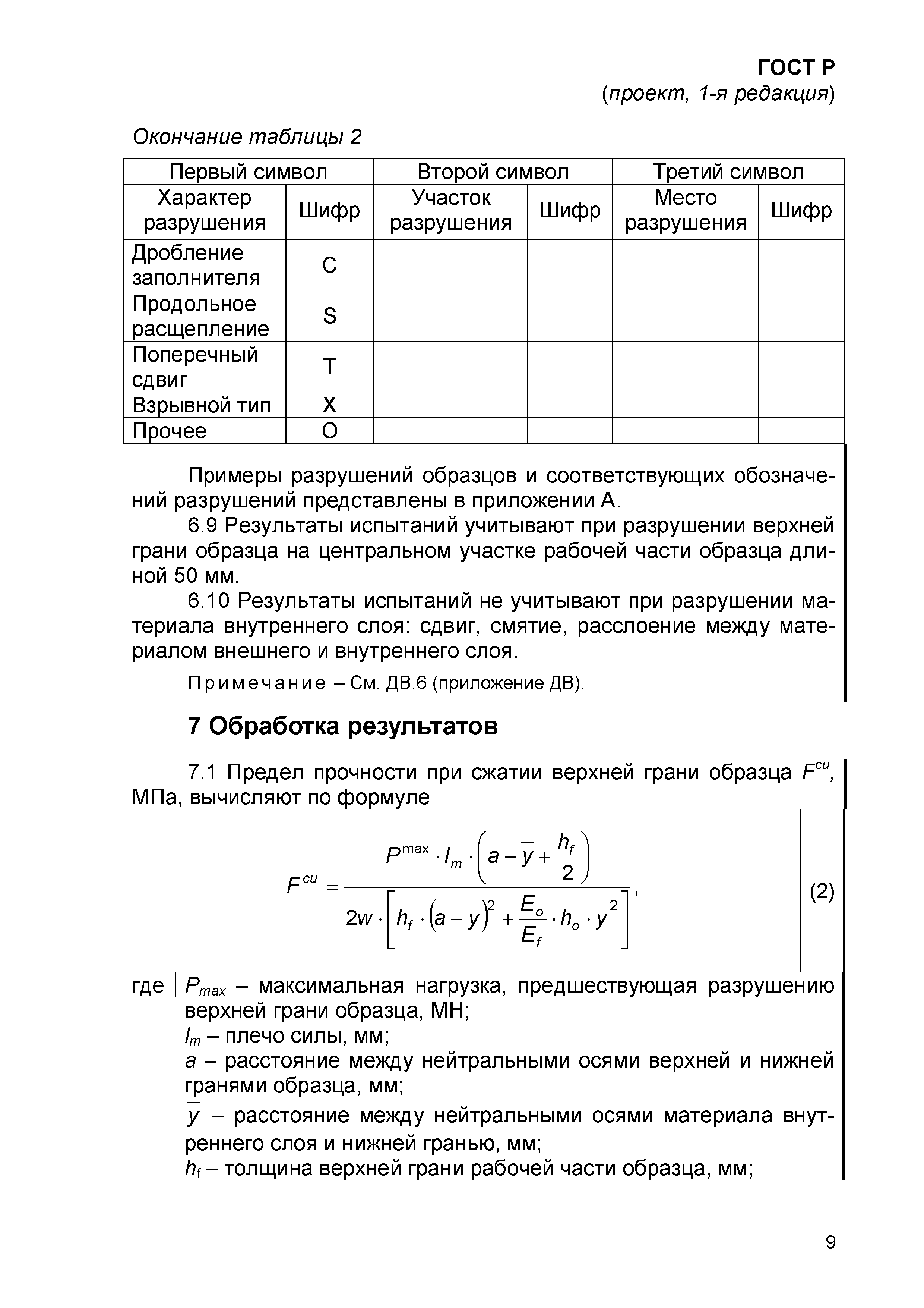 ГОСТ Р проект, 1-я редакция