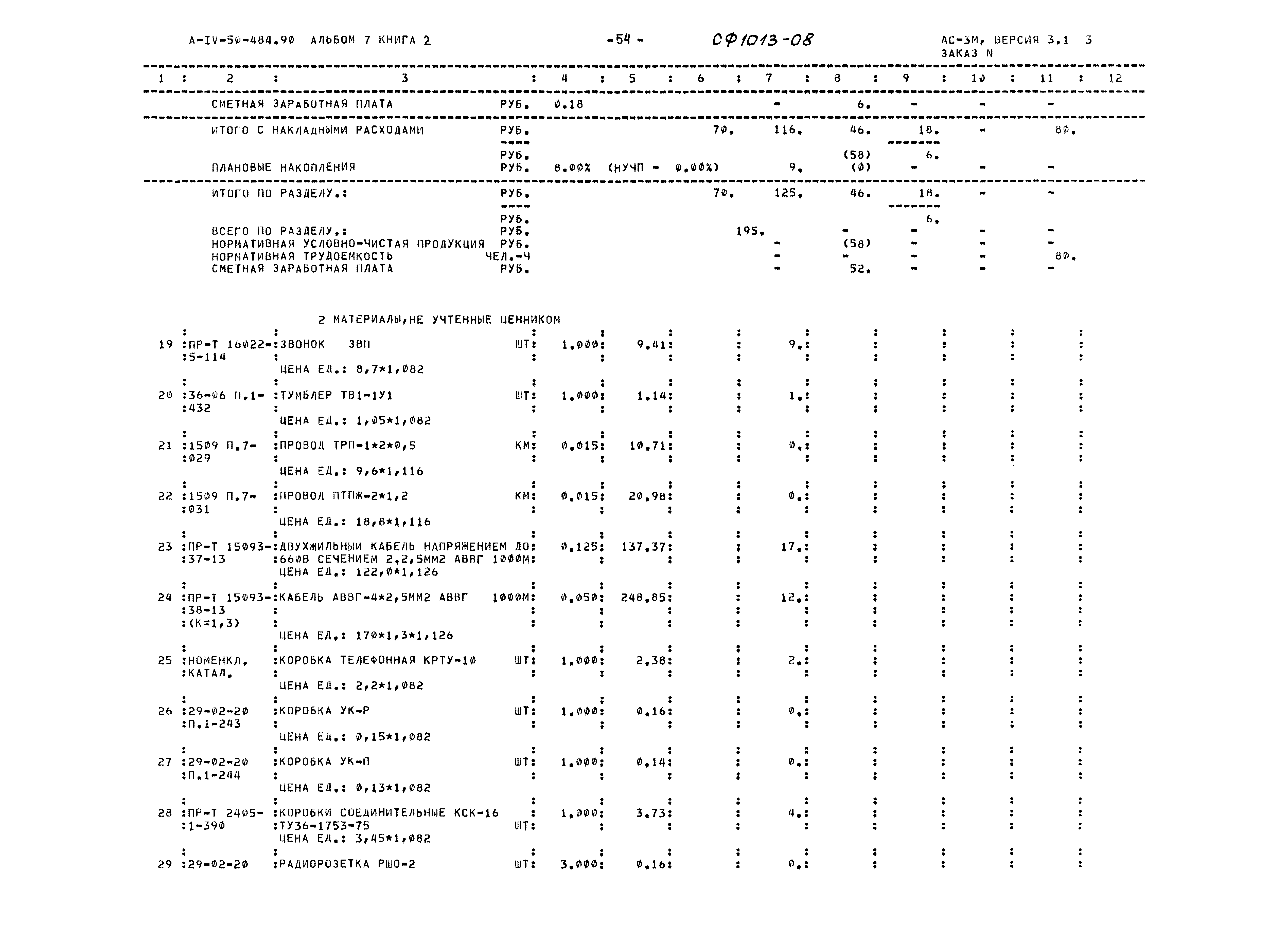 Типовой проект А-IV-50-484.90