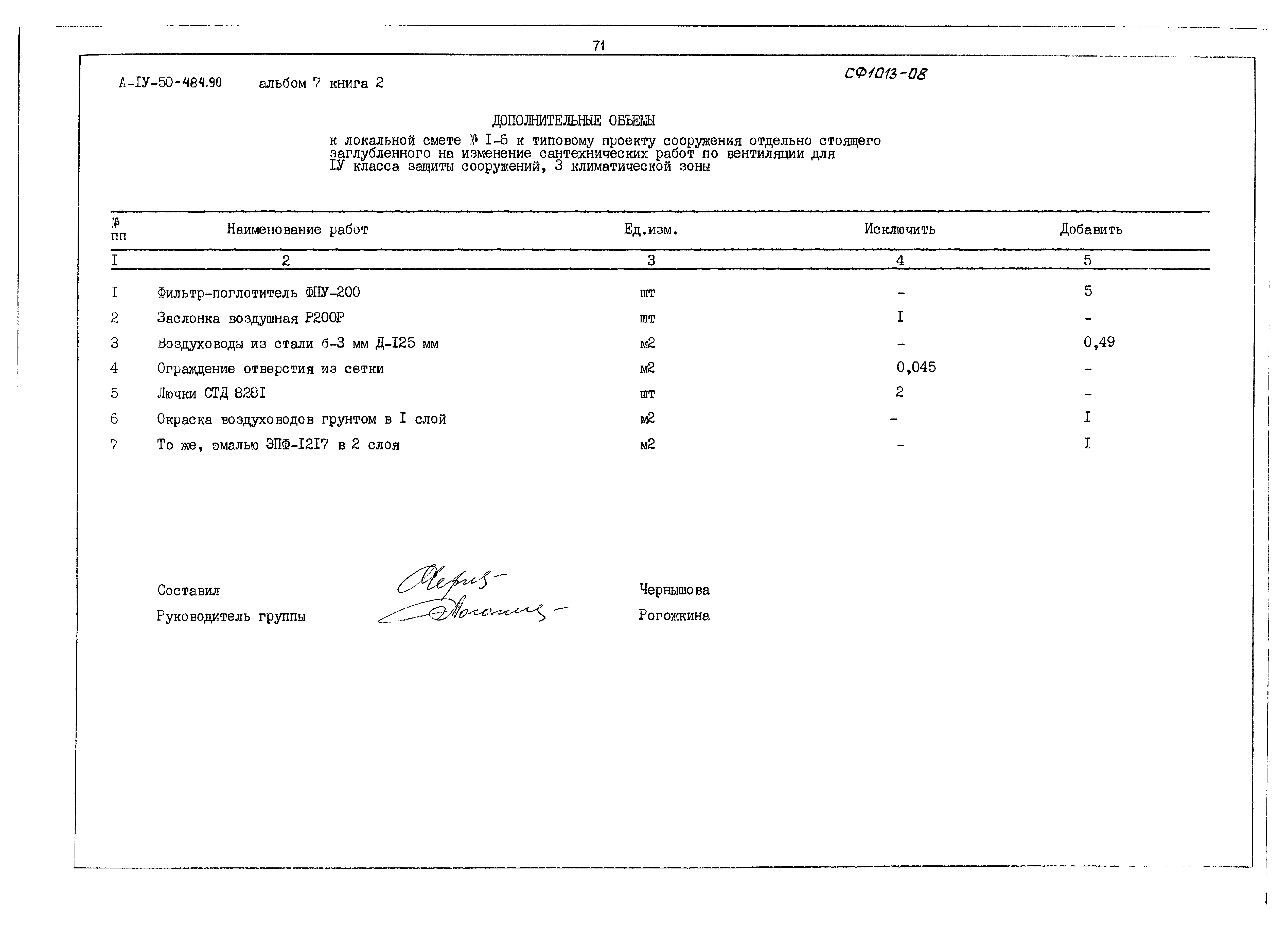 Типовой проект А-IV-50-484.90