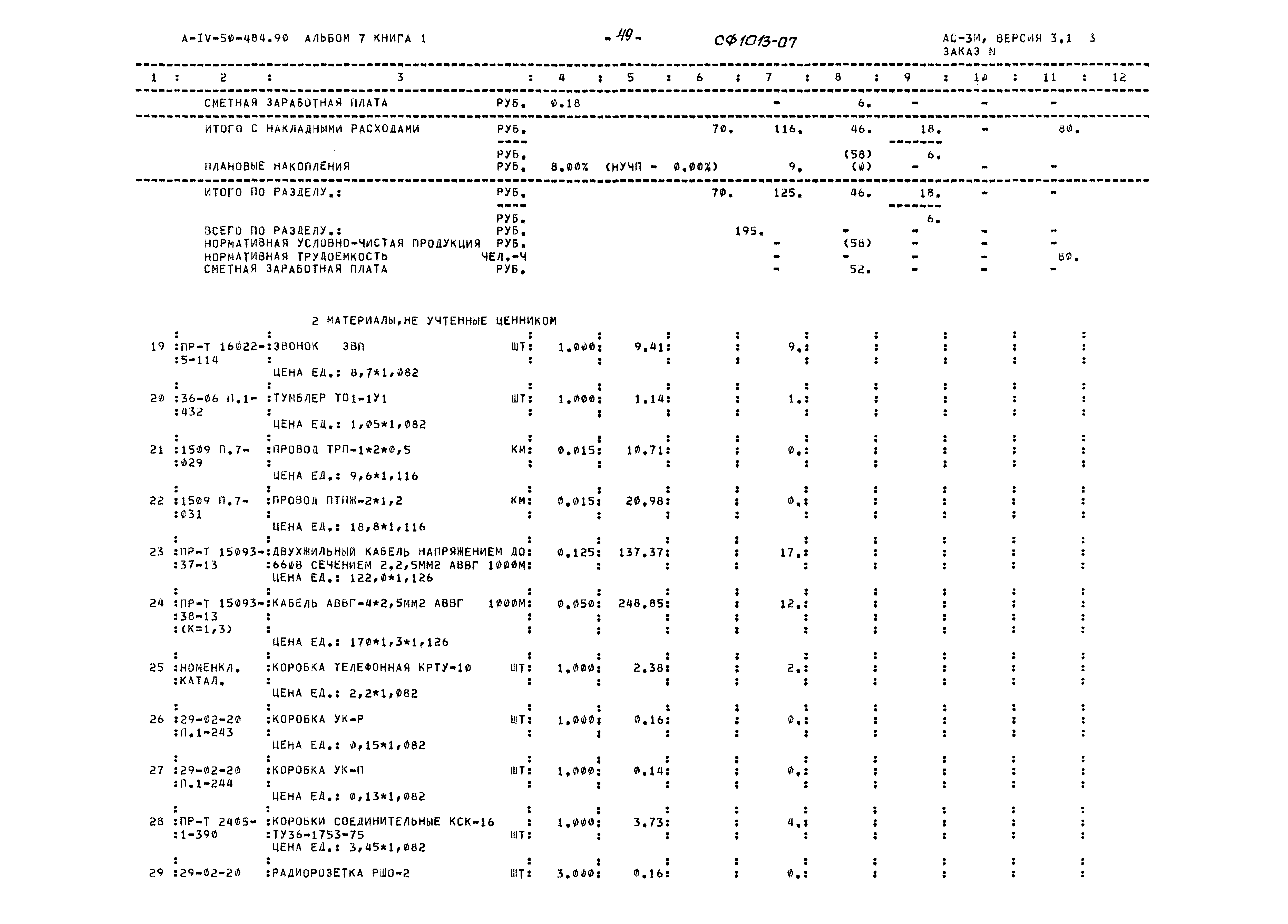 Типовой проект А-IV-50-484.90