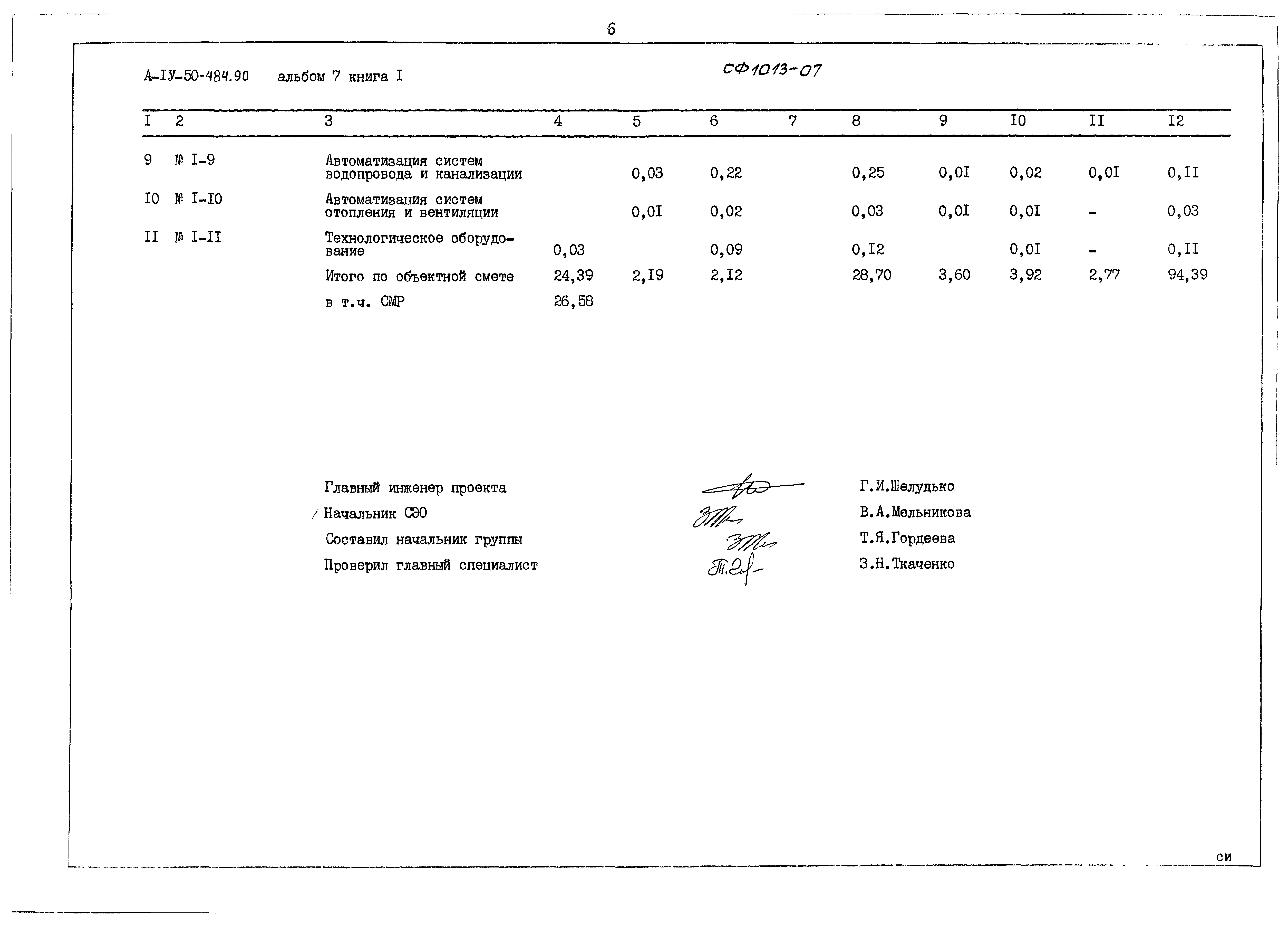 Типовой проект А-IV-50-484.90