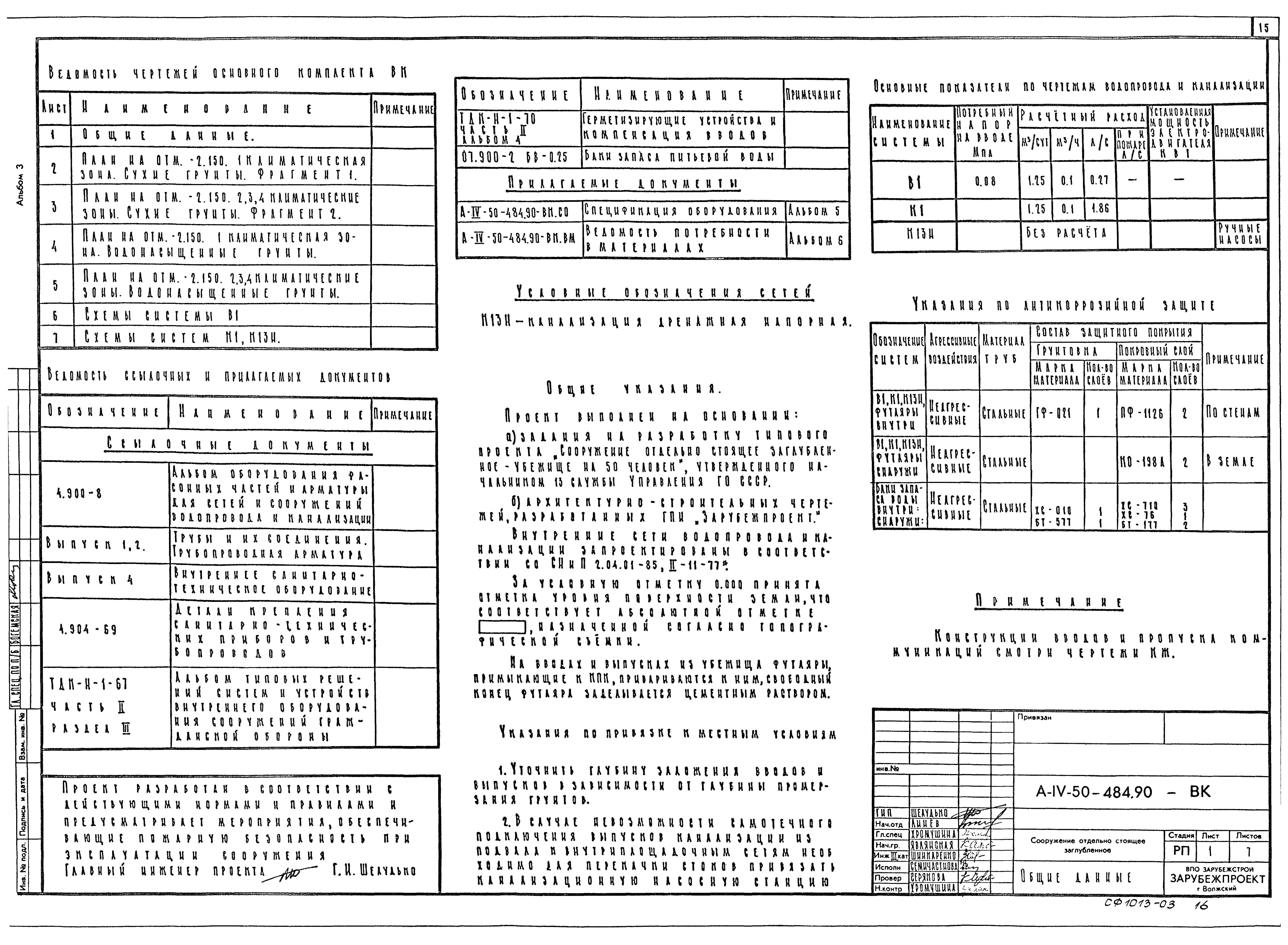 Типовой проект А-IV-50-484.90