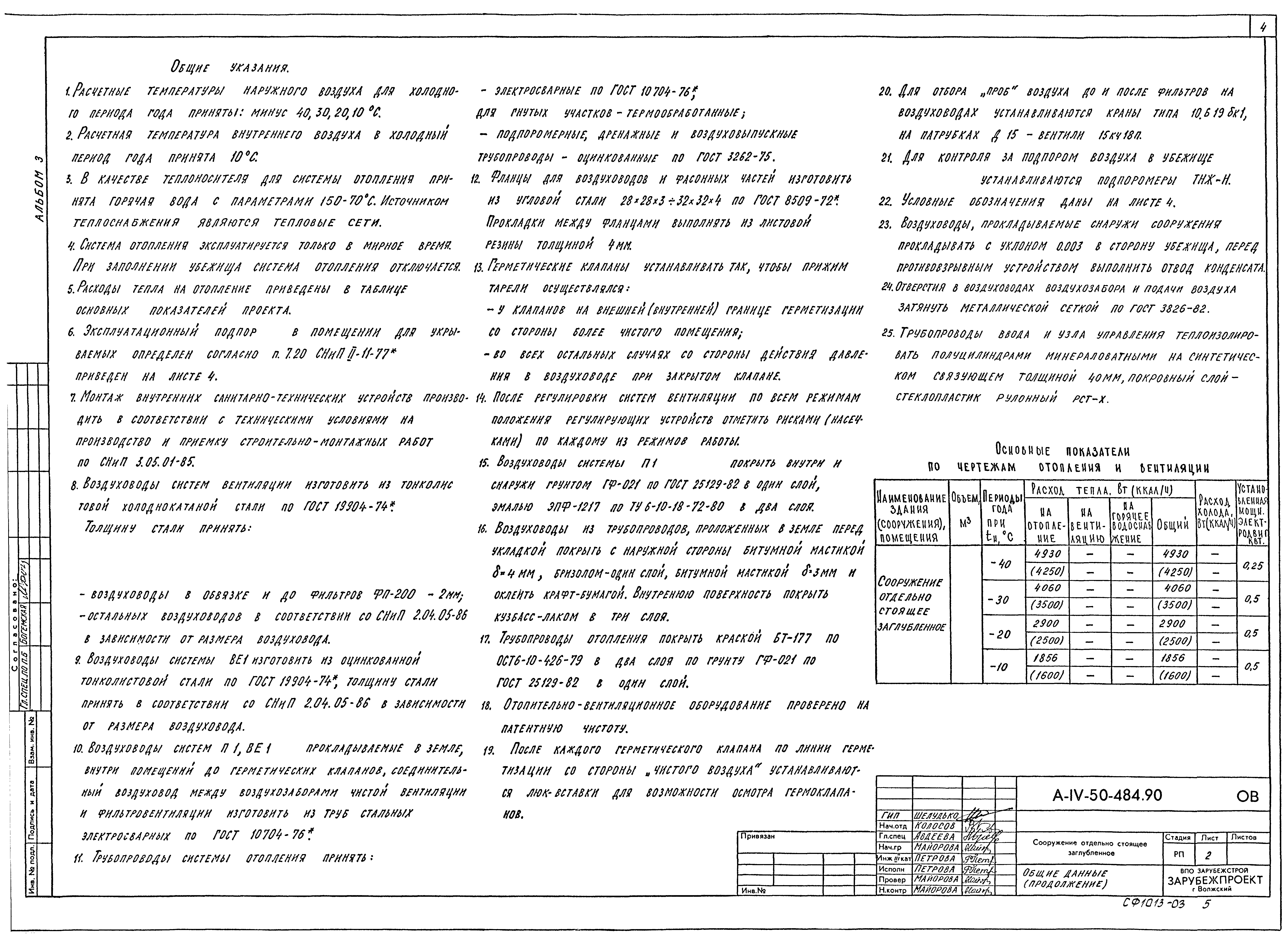 Типовой проект А-IV-50-484.90